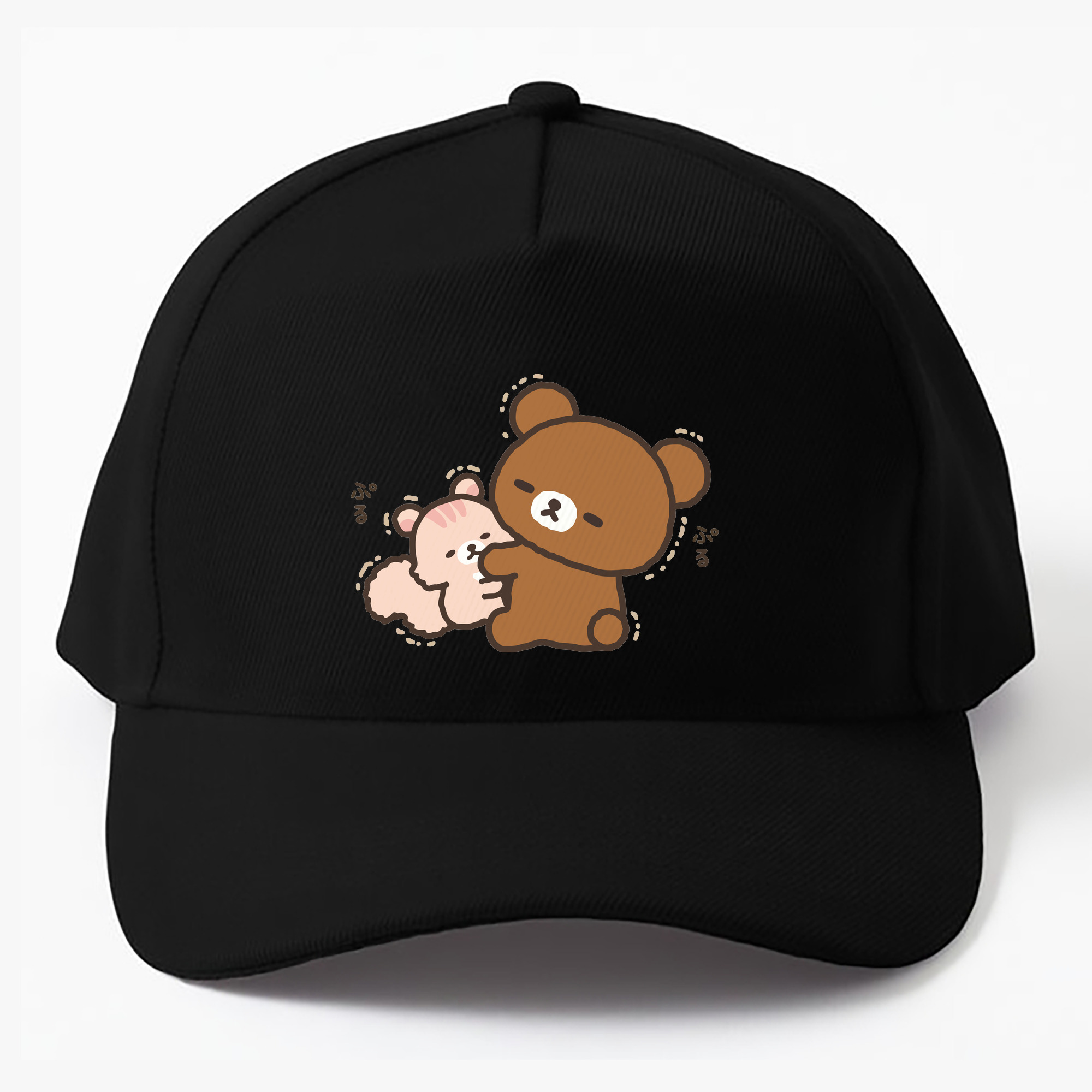 （画像用） リラックマ リラックマ キイロイトリ Rilakkuma Korilakkuma Kiiroitori ベースボールキャップ 綿100％ 男女兼用 帽子 スポーツ