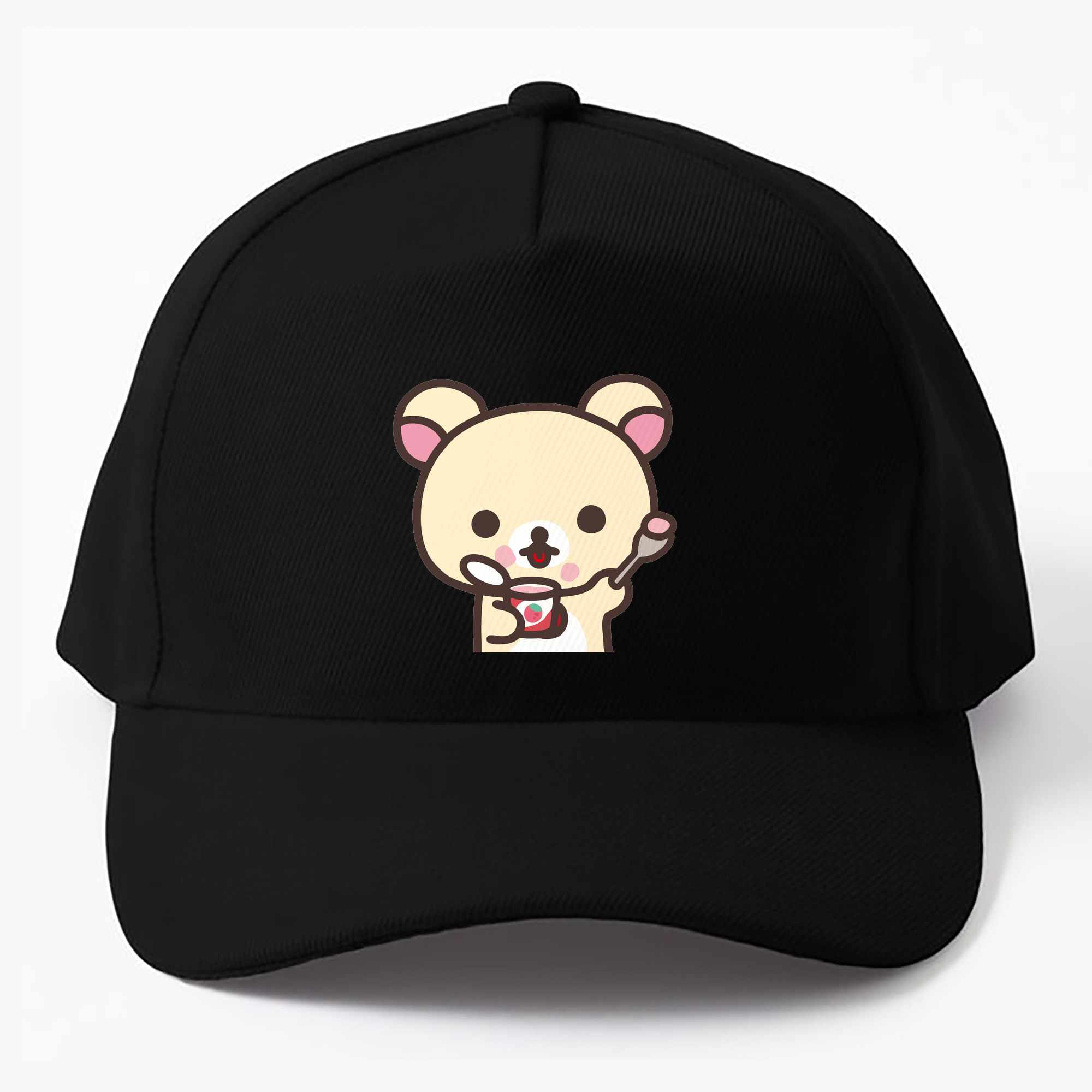 （画像用） リラックマ リラックマ キイロイトリ Rilakkuma Korilakkuma Kiiroitori ベースボールキャップ 綿100％ 男女兼用 帽子 スポーツ