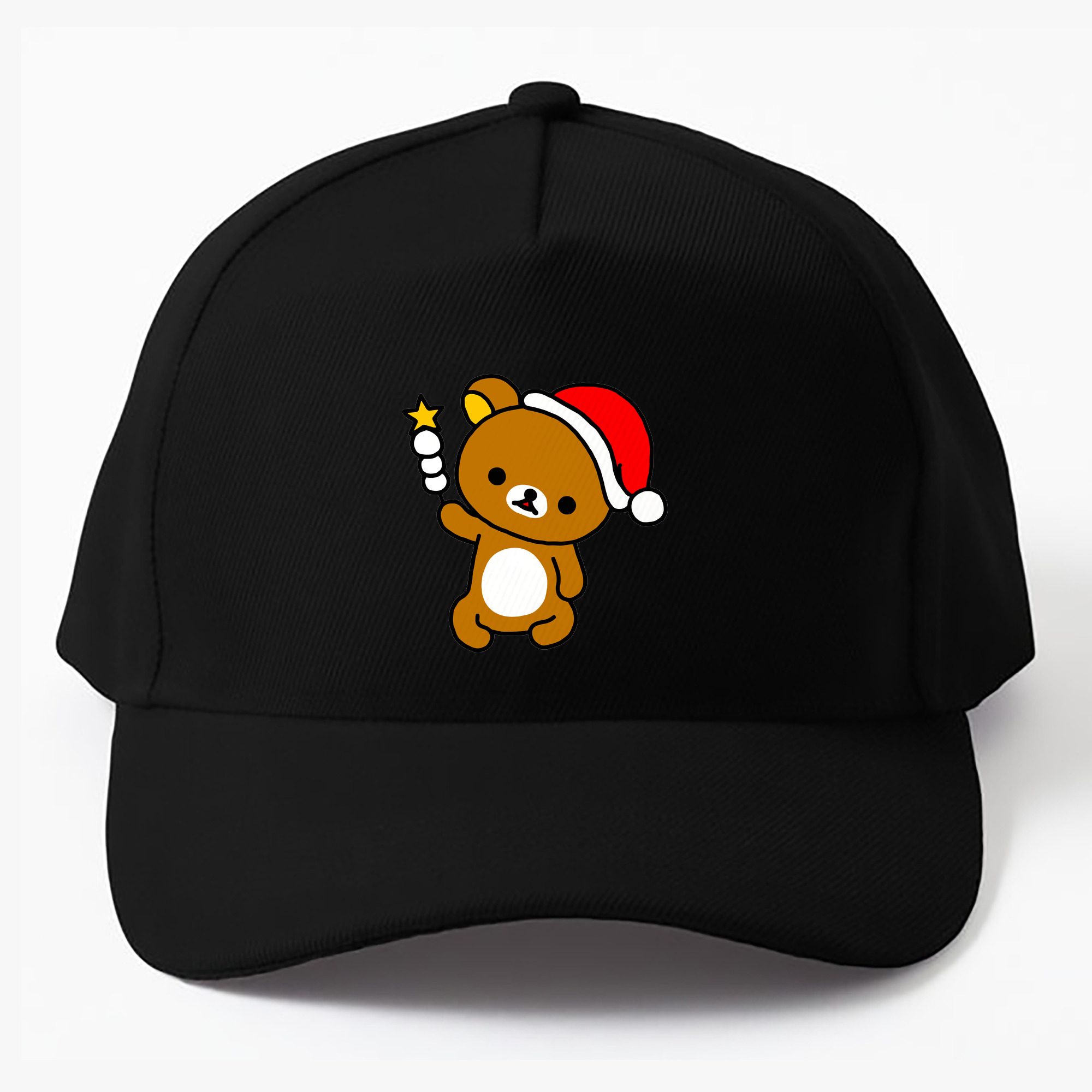 （画像用） リラックマ リラックマ キイロイトリ Rilakkuma Korilakkuma Kiiroitori ベースボールキャップ 綿100％ 男女兼用 帽子 スポーツ