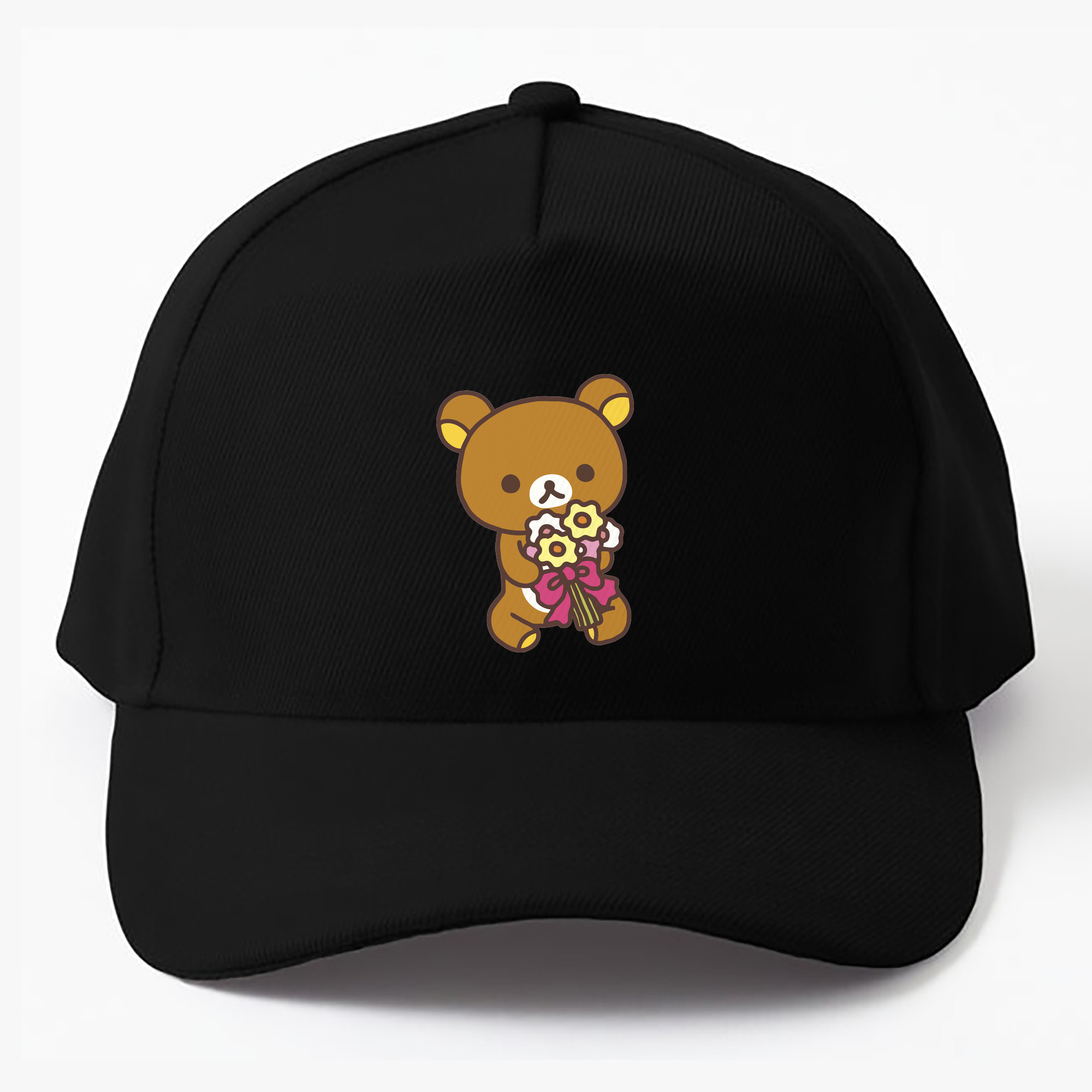 （画像用） リラックマ リラックマ キイロイトリ Rilakkuma Korilakkuma Kiiroitori ベースボールキャップ 綿100％ 男女兼用 帽子 スポーツ