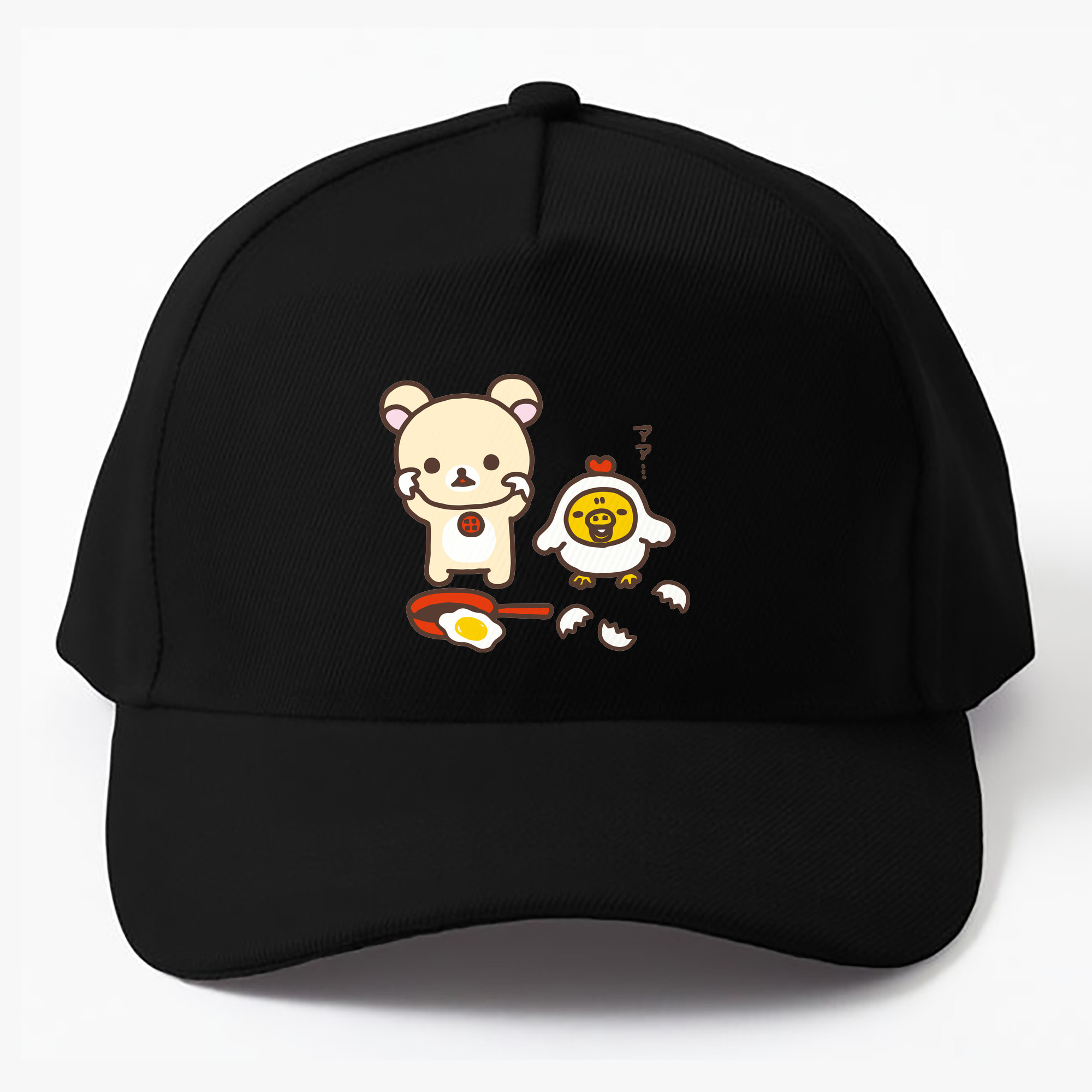 （画像用） リラックマ リラックマ キイロイトリ Rilakkuma Korilakkuma Kiiroitori ベースボールキャップ 綿100％ 男女兼用 帽子 スポーツ