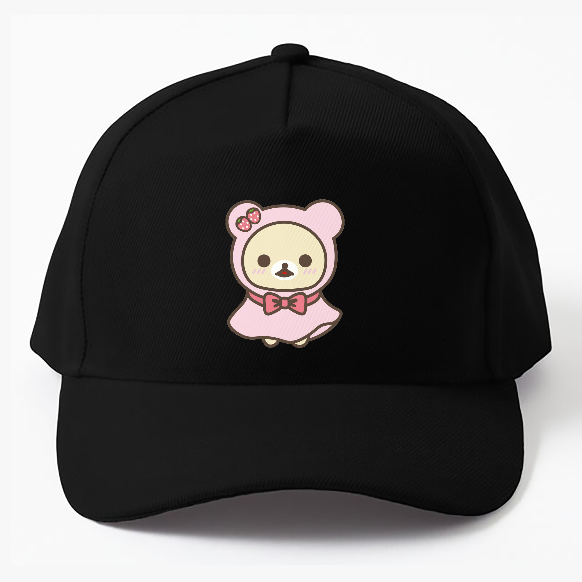 （画像用） リラックマ リラックマ キイロイトリ Rilakkuma Korilakkuma Kiiroitori ベースボールキャップ 綿100％ 男女兼用 帽子 スポーツ