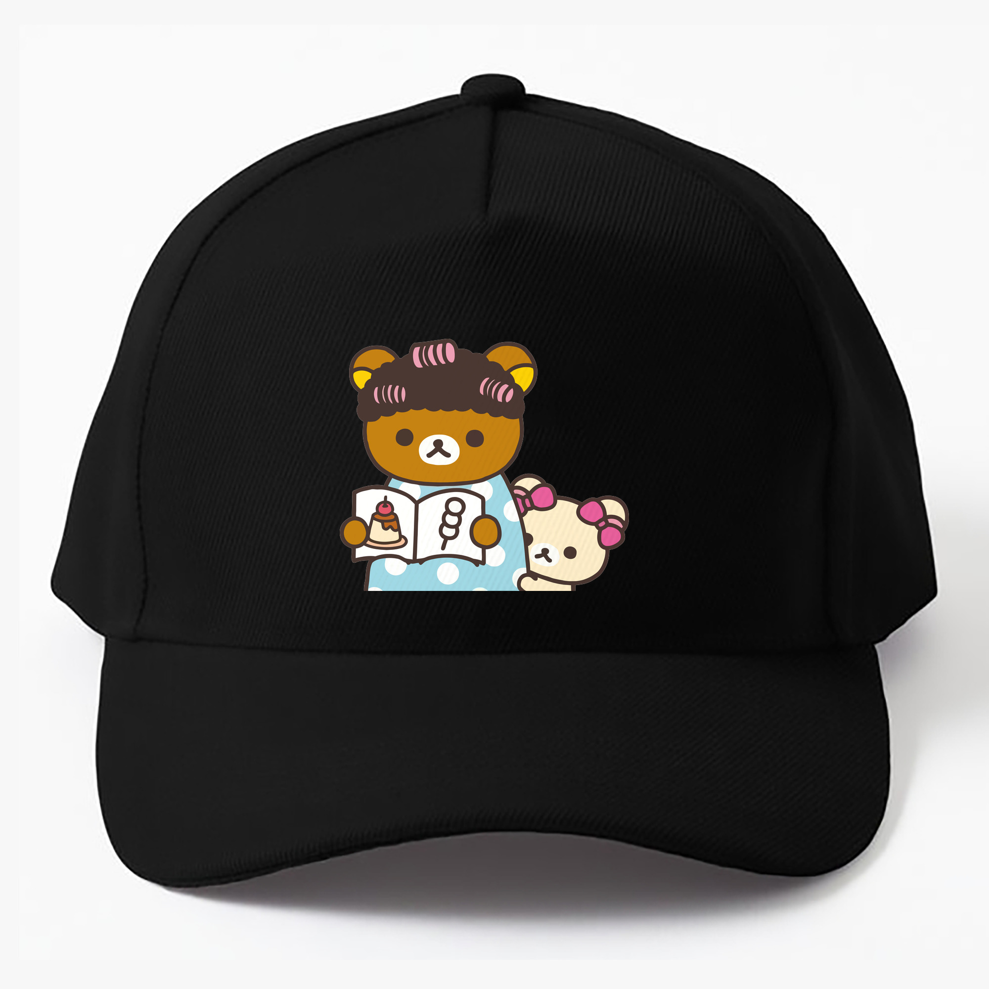 （画像用） リラックマ リラックマ キイロイトリ Rilakkuma Korilakkuma Kiiroitori ベースボールキャップ 綿100％ 男女兼用 帽子 スポーツ