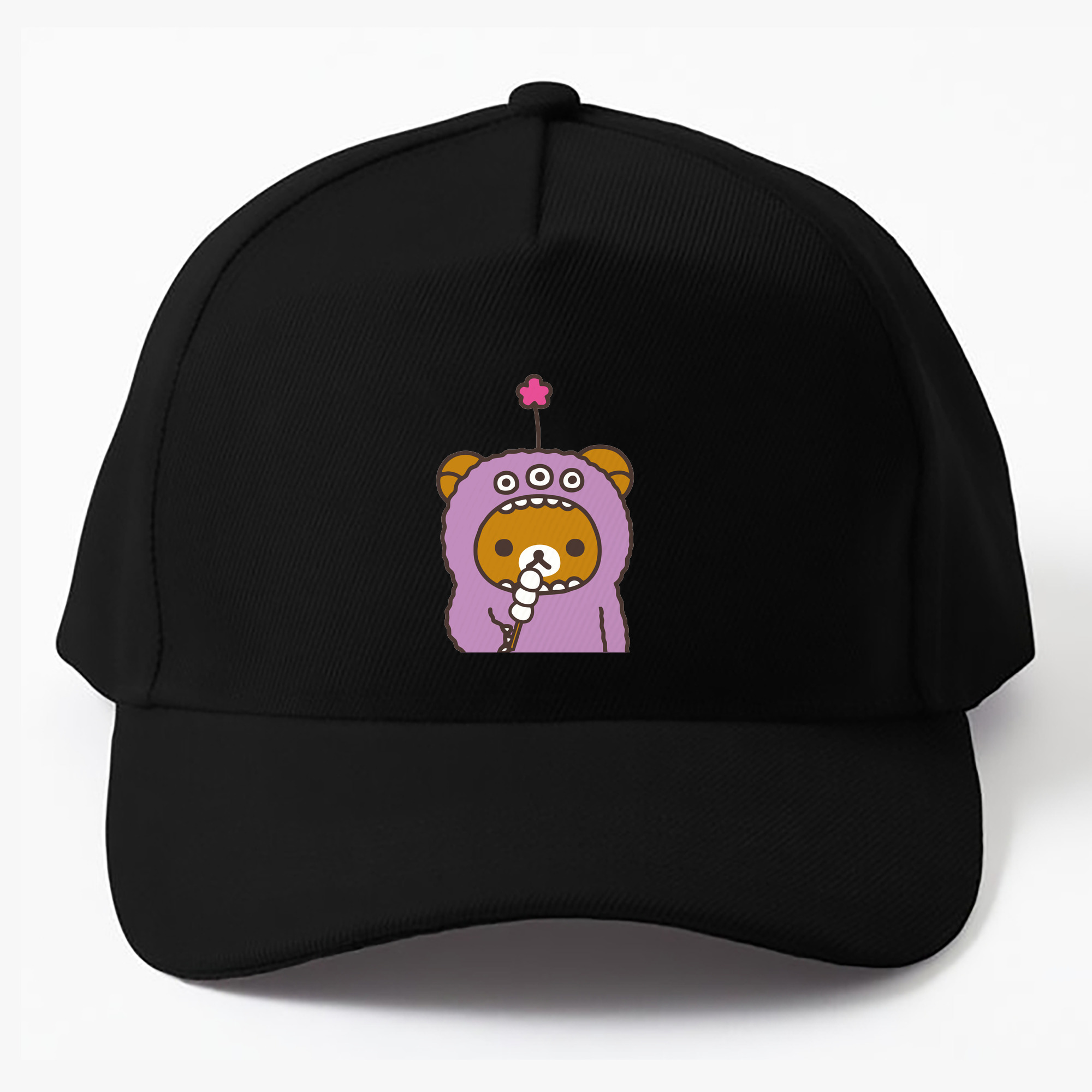 （画像用） リラックマ リラックマ キイロイトリ Rilakkuma Korilakkuma Kiiroitori ベースボールキャップ 綿100％ 男女兼用 帽子 スポーツ