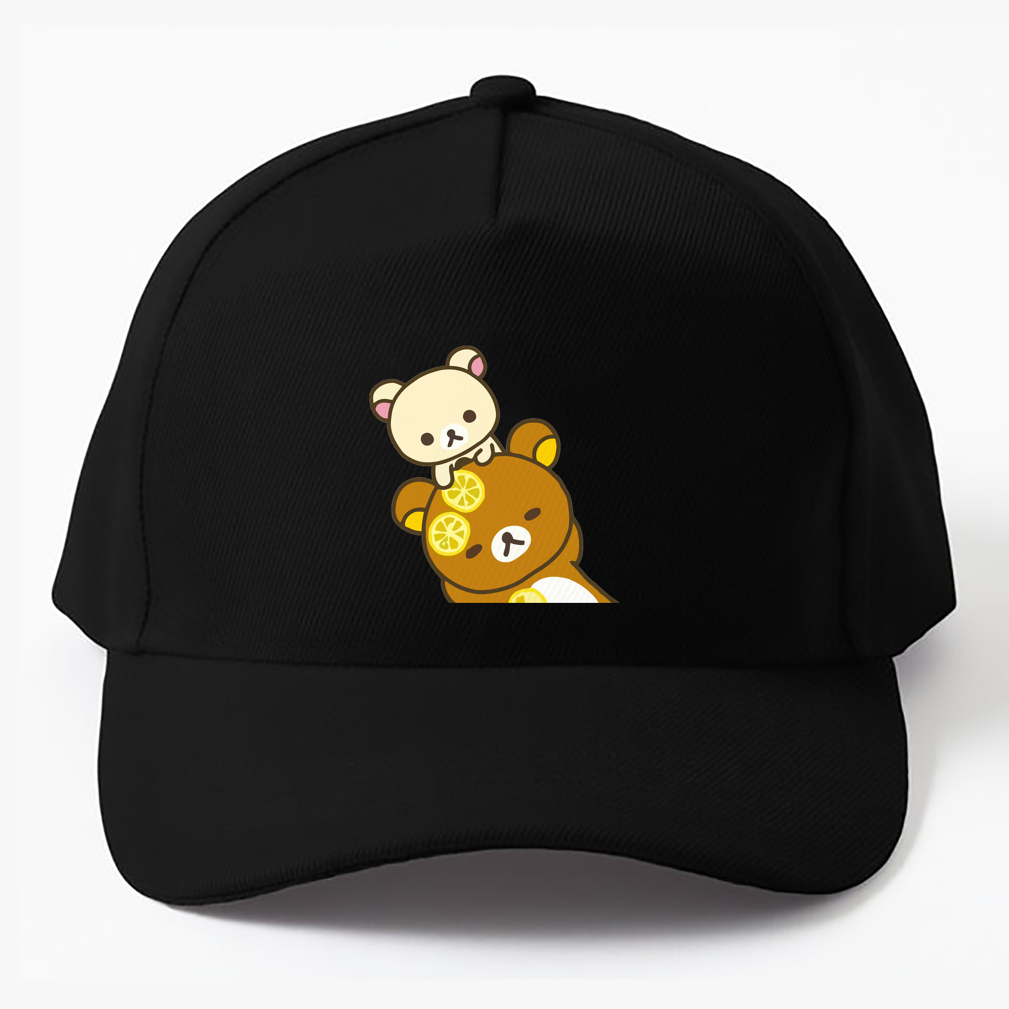 （画像用） リラックマ リラックマ キイロイトリ Rilakkuma Korilakkuma Kiiroitori ベースボールキャップ 綿100％ 男女兼用 帽子 スポーツ