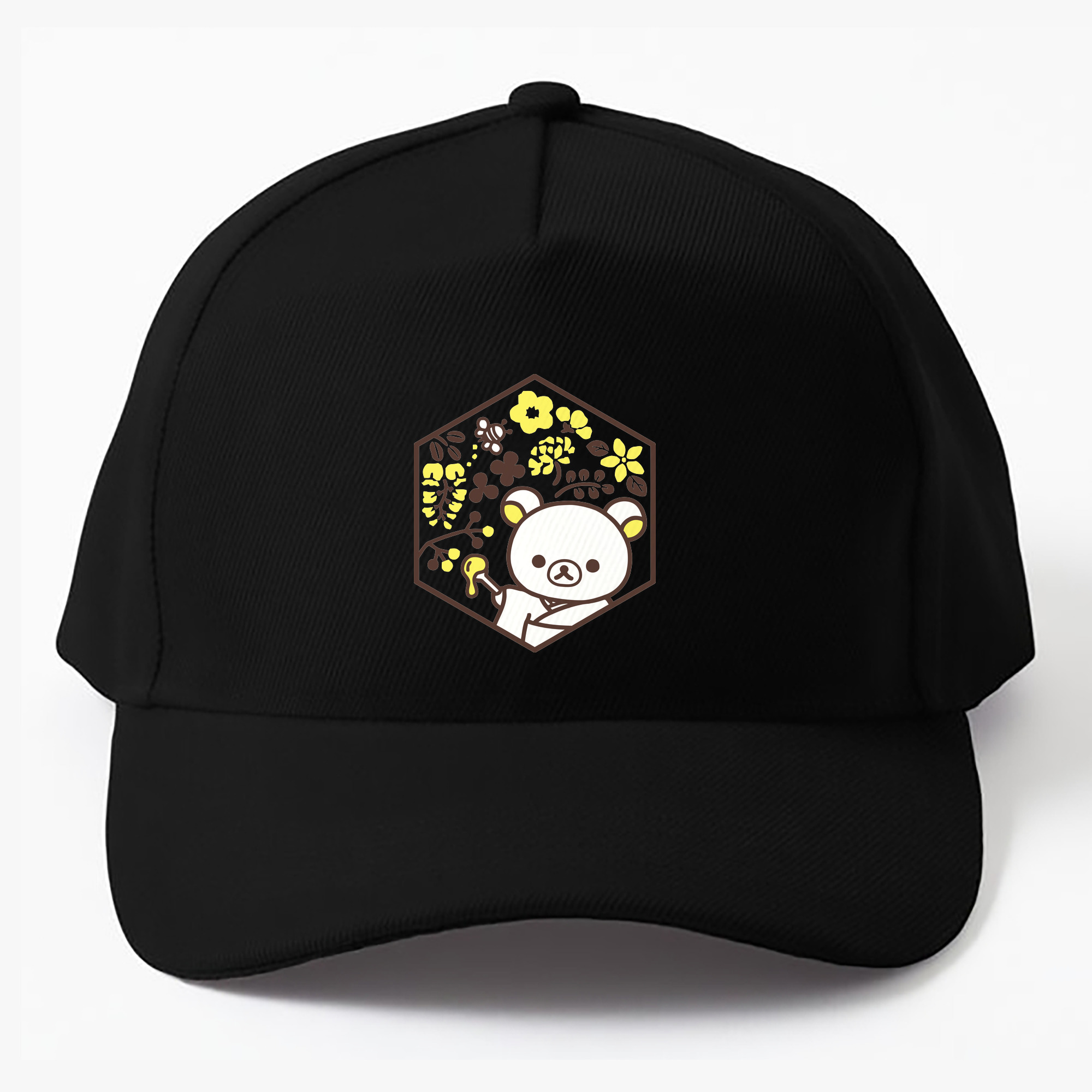 （画像用） リラックマ リラックマ キイロイトリ Rilakkuma Korilakkuma Kiiroitori ベースボールキャップ 綿100％ 男女兼用 帽子 スポーツ