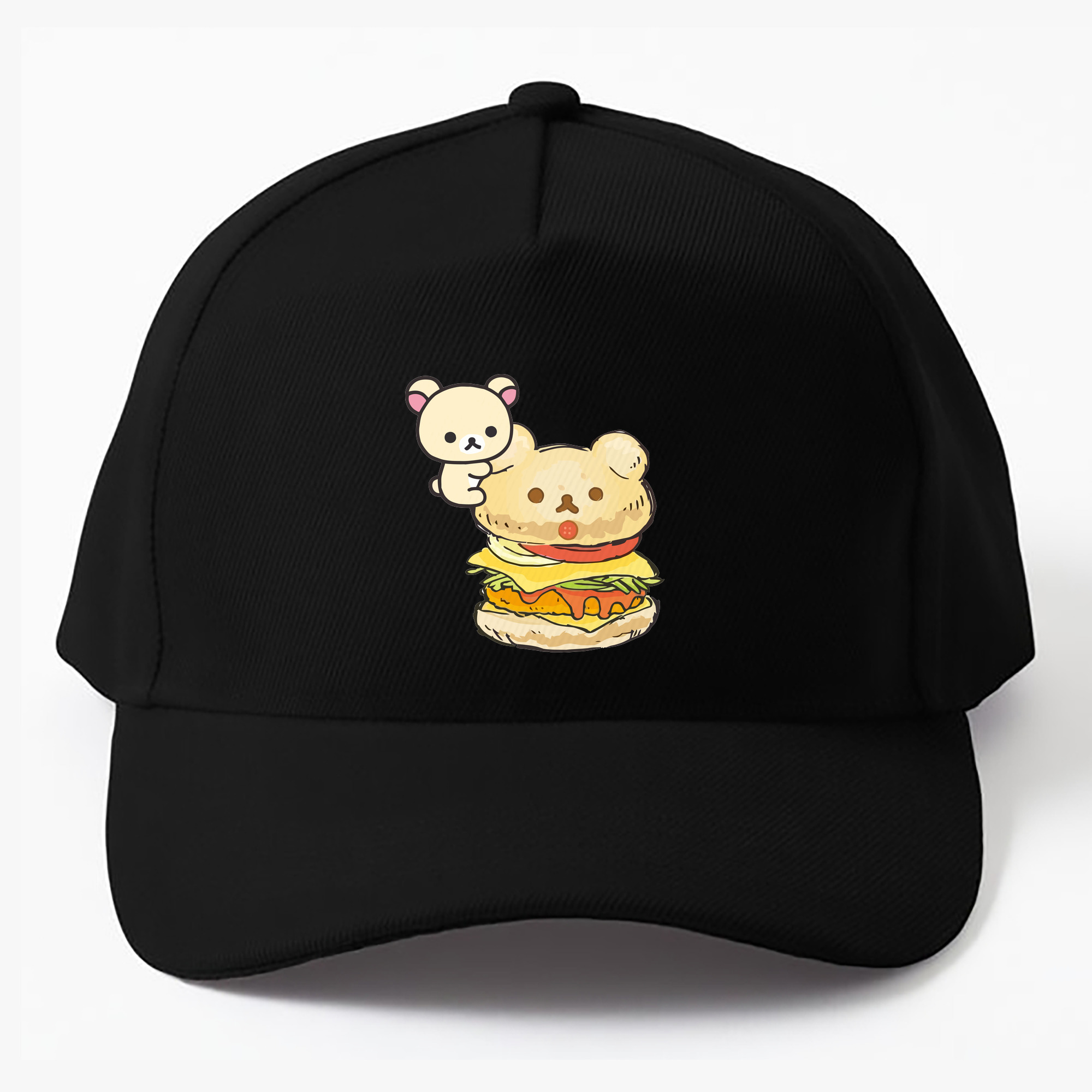 （画像用） リラックマ リラックマ キイロイトリ Rilakkuma Korilakkuma Kiiroitori ベースボールキャップ 綿100％ 男女兼用 帽子 スポーツ