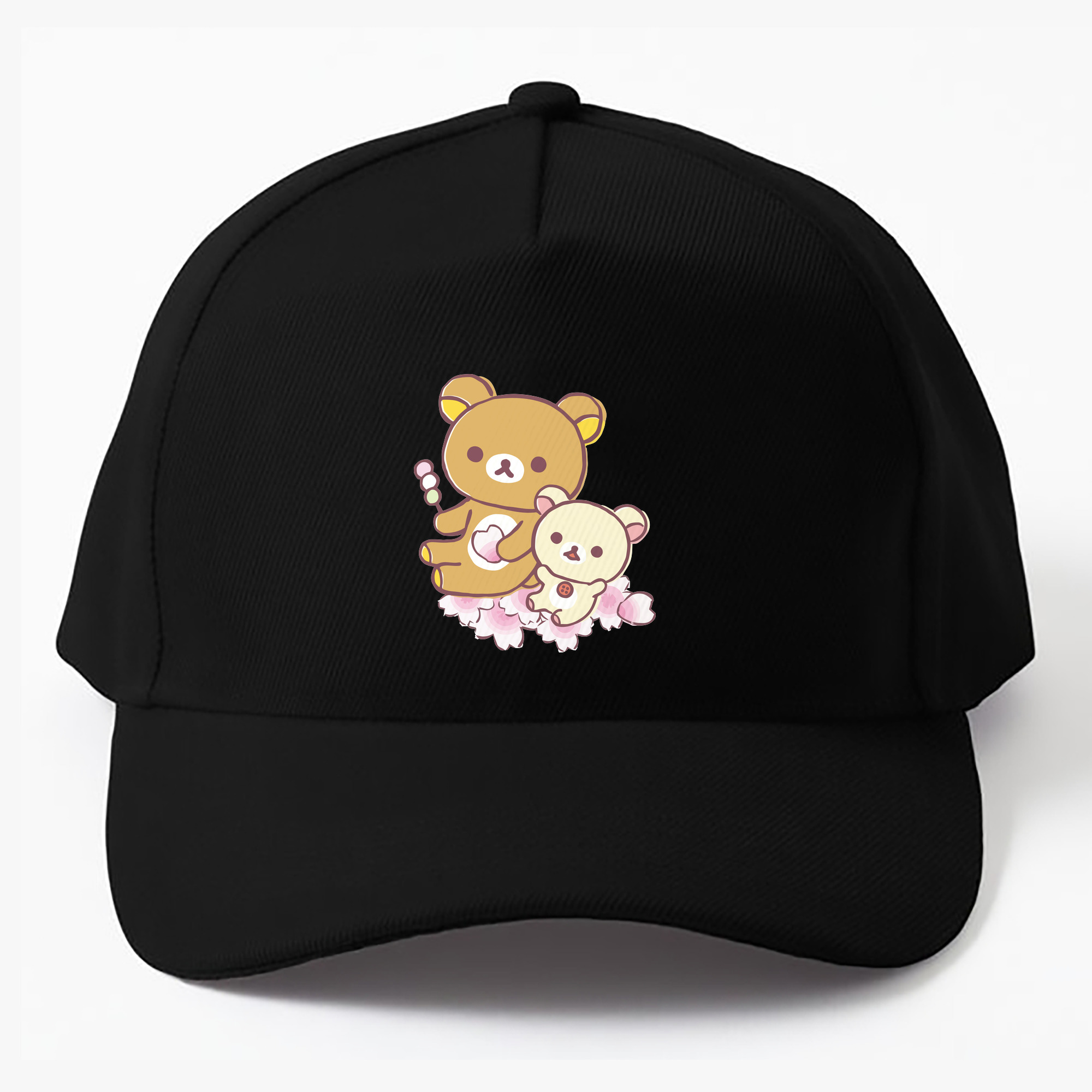 （画像用） リラックマ リラックマ キイロイトリ Rilakkuma Korilakkuma Kiiroitori ベースボールキャップ 綿100％ 男女兼用 帽子 スポーツ
