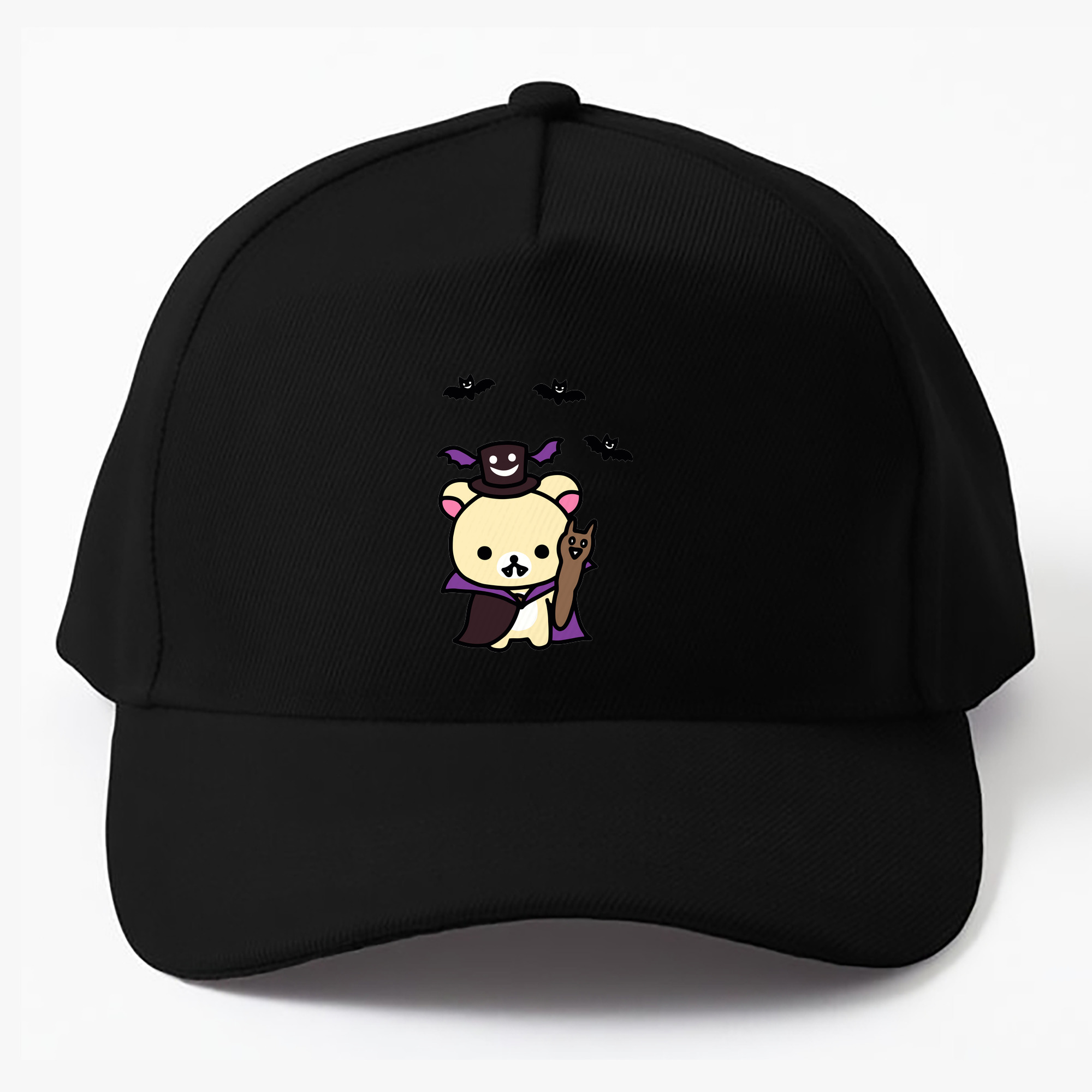 （画像用） リラックマ リラックマ キイロイトリ Rilakkuma Korilakkuma Kiiroitori ベースボールキャップ 綿100％ 男女兼用 帽子 スポーツ