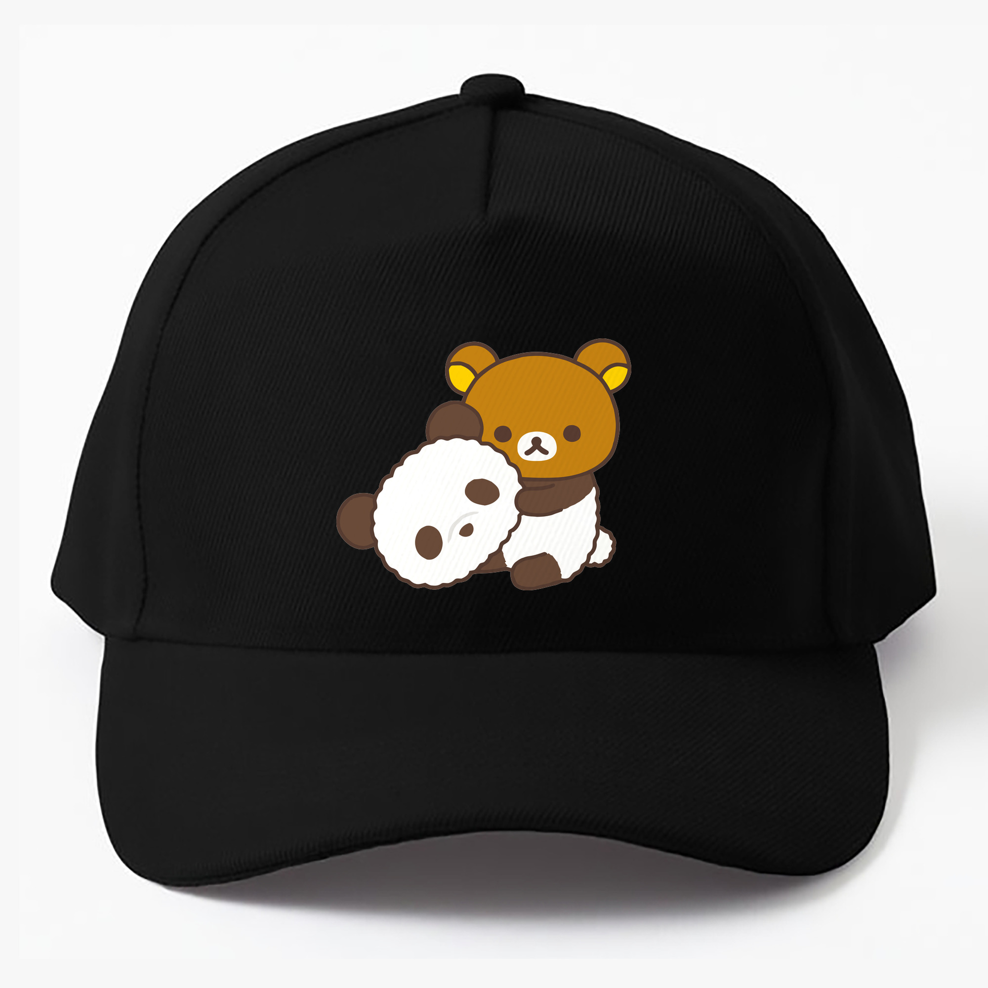 （画像用） リラックマ リラックマ キイロイトリ Rilakkuma Korilakkuma Kiiroitori ベースボールキャップ 綿100％ 男女兼用 帽子 スポーツ