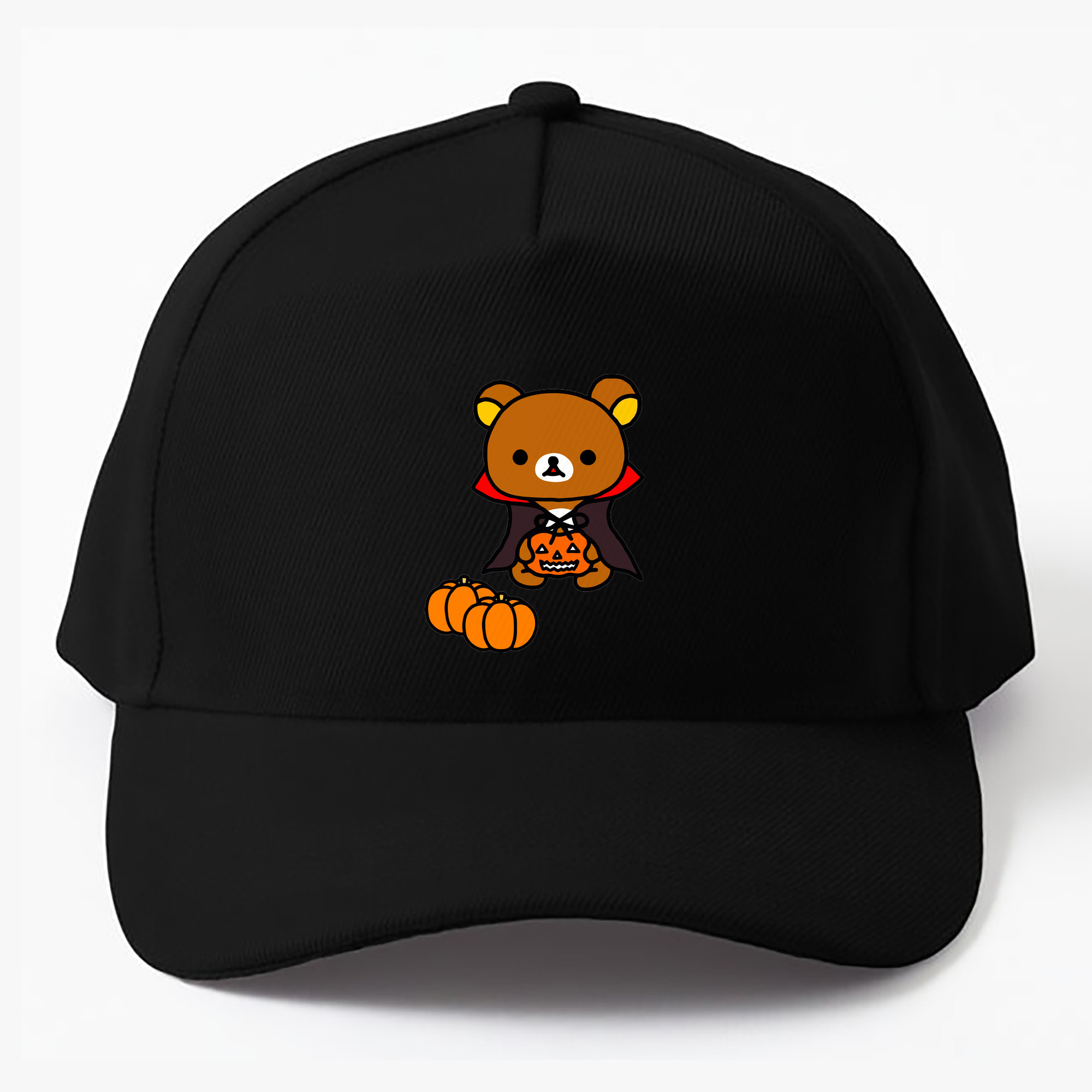 （画像用） リラックマ リラックマ キイロイトリ Rilakkuma Korilakkuma Kiiroitori ベースボールキャップ 綿100％ 男女兼用 帽子 スポーツ