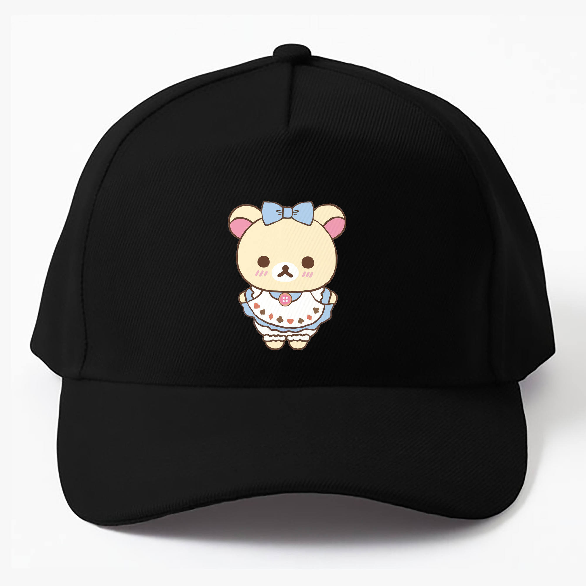 （画像用） リラックマ リラックマ キイロイトリ Rilakkuma Korilakkuma Kiiroitori ベースボールキャップ 綿100％ 男女兼用 帽子 スポーツ