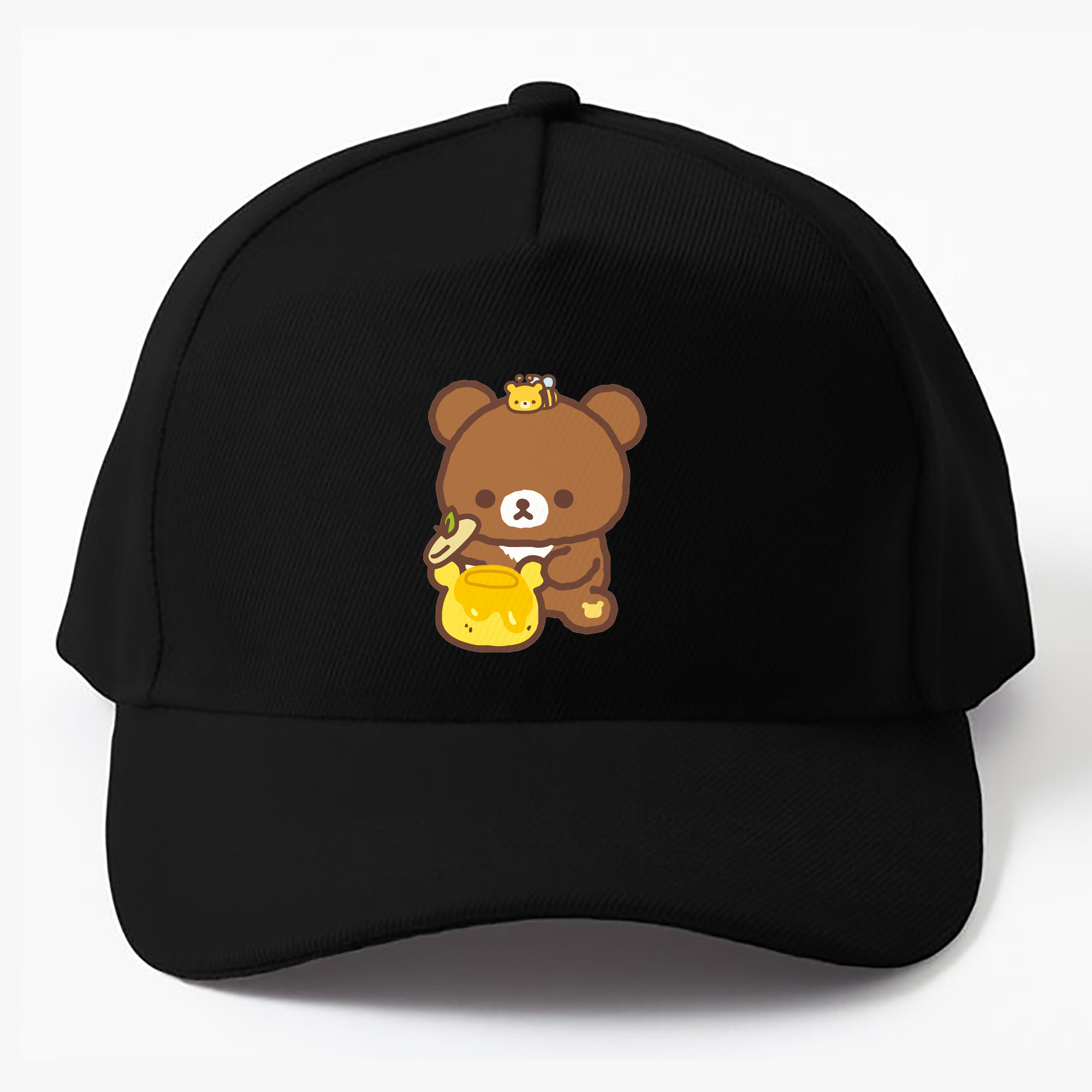 （画像用） リラックマ リラックマ キイロイトリ Rilakkuma Korilakkuma Kiiroitori ベースボールキャップ 綿100％ 男女兼用 帽子 スポーツ