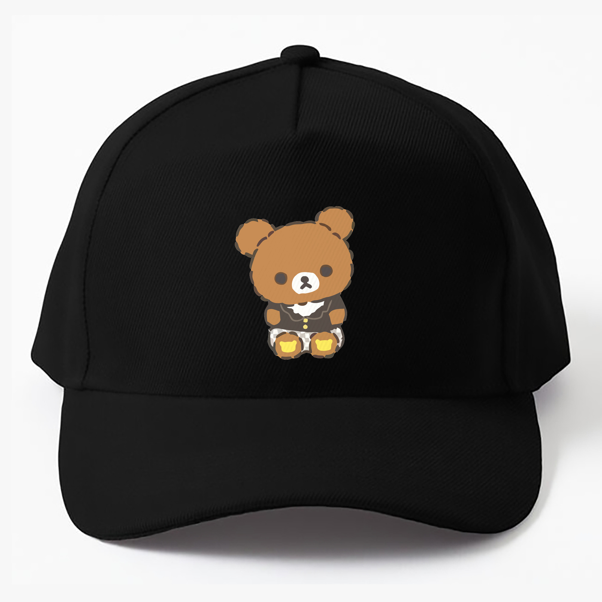 （画像用） リラックマ リラックマ キイロイトリ Rilakkuma Korilakkuma Kiiroitori ベースボールキャップ 綿100％ 男女兼用 帽子 スポーツ
