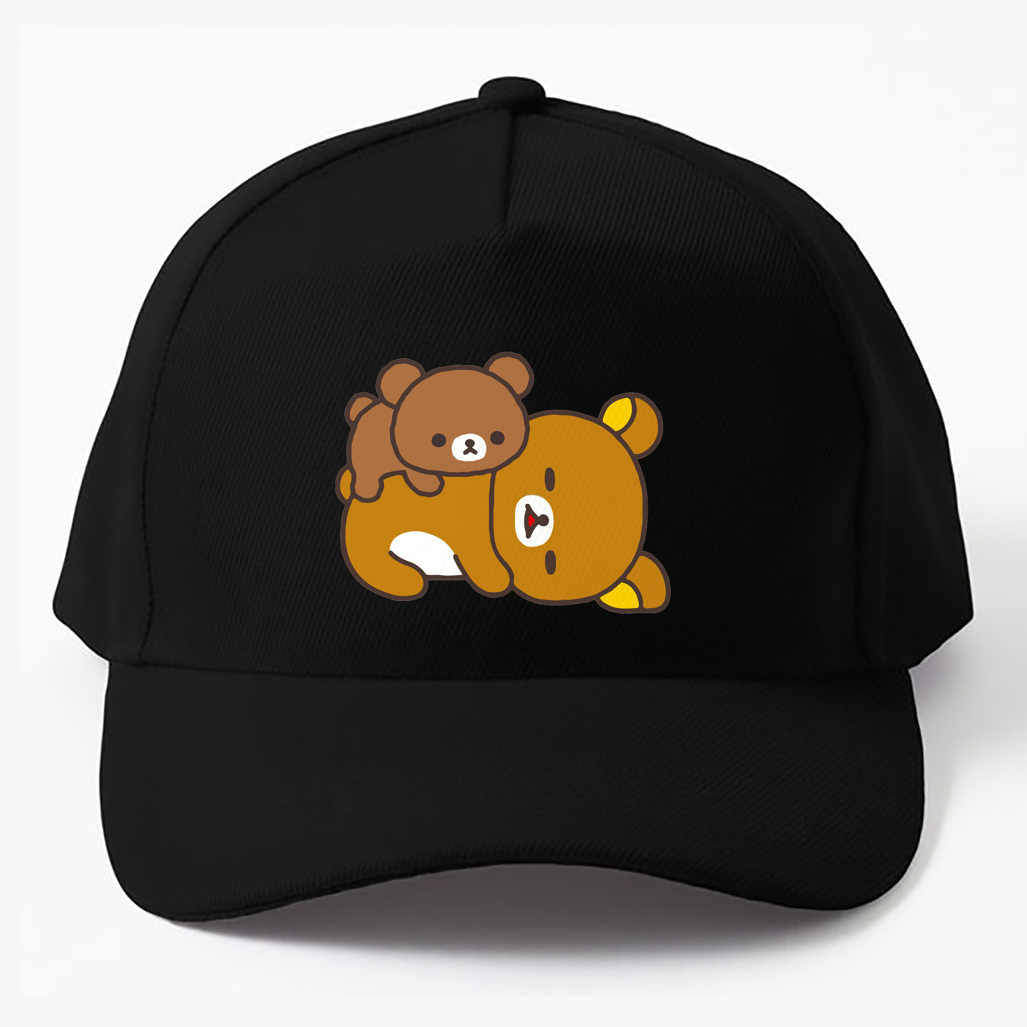 （画像用） リラックマ リラックマ キイロイトリ Rilakkuma Korilakkuma Kiiroitori ベースボールキャップ 綿100％ 男女兼用 帽子 スポーツ