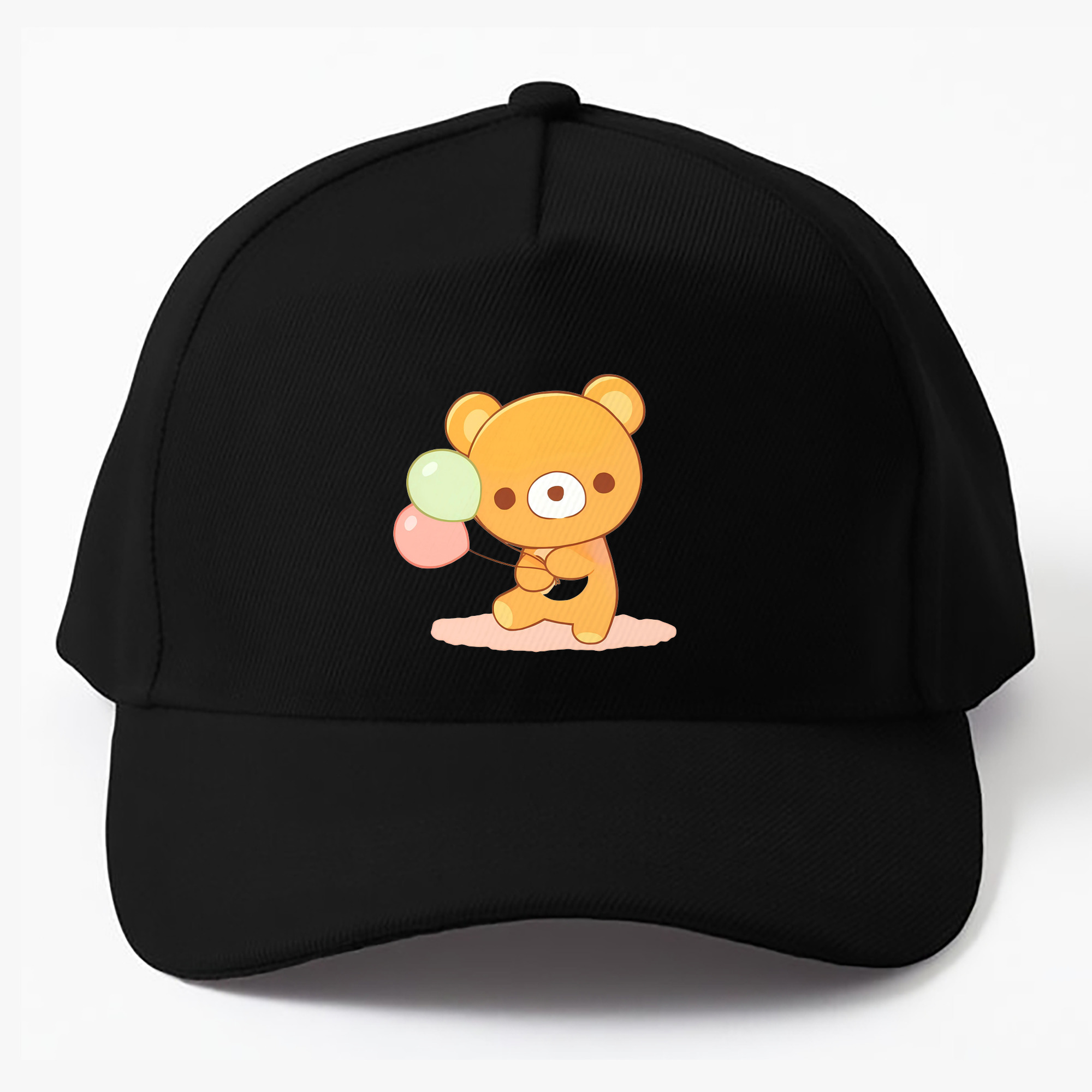 （画像用） リラックマ リラックマ キイロイトリ Rilakkuma Korilakkuma Kiiroitori ベースボールキャップ 綿100％ 男女兼用 帽子 スポーツ