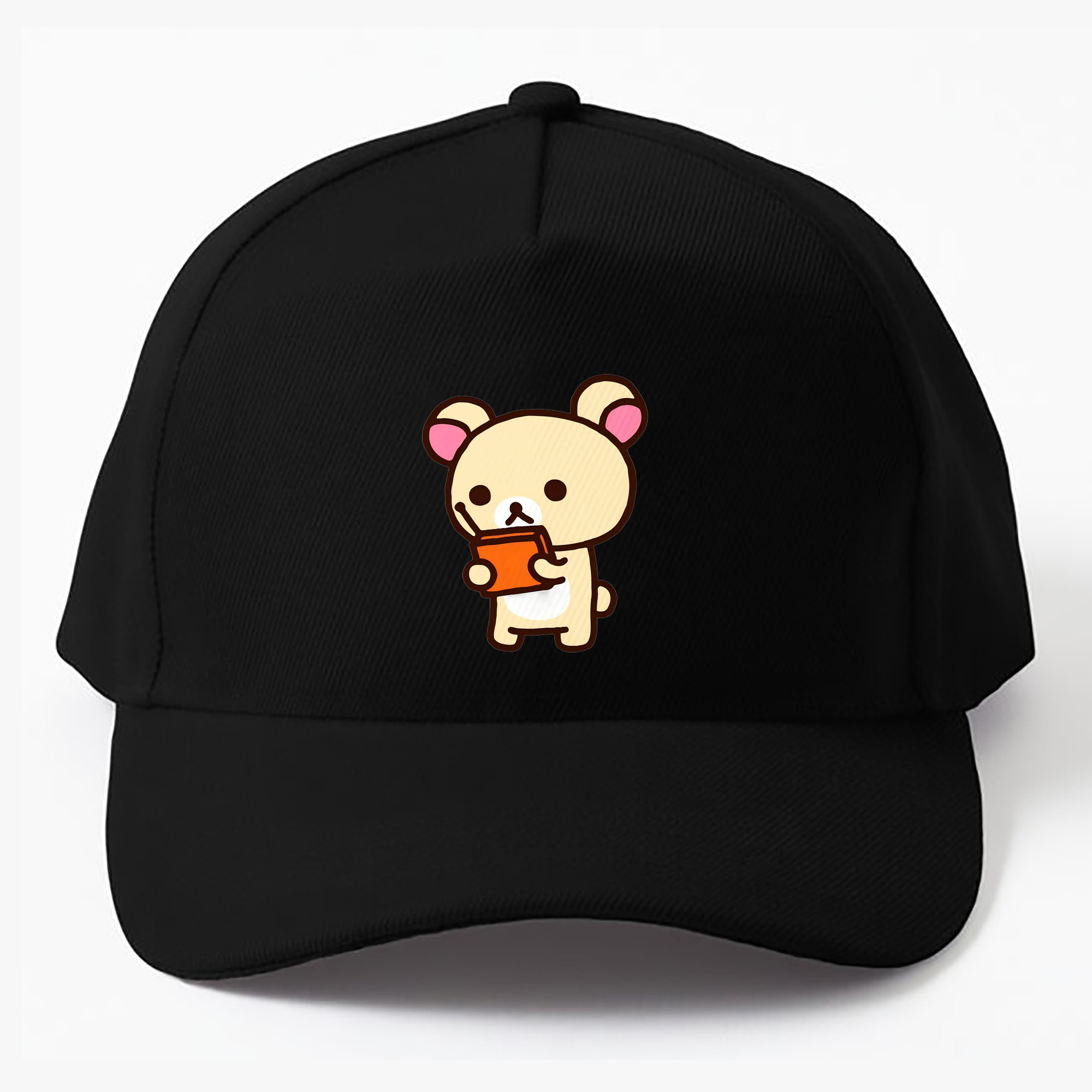 （画像用） リラックマ リラックマ キイロイトリ Rilakkuma Korilakkuma Kiiroitori ベースボールキャップ 綿100％ 男女兼用 帽子 スポーツ