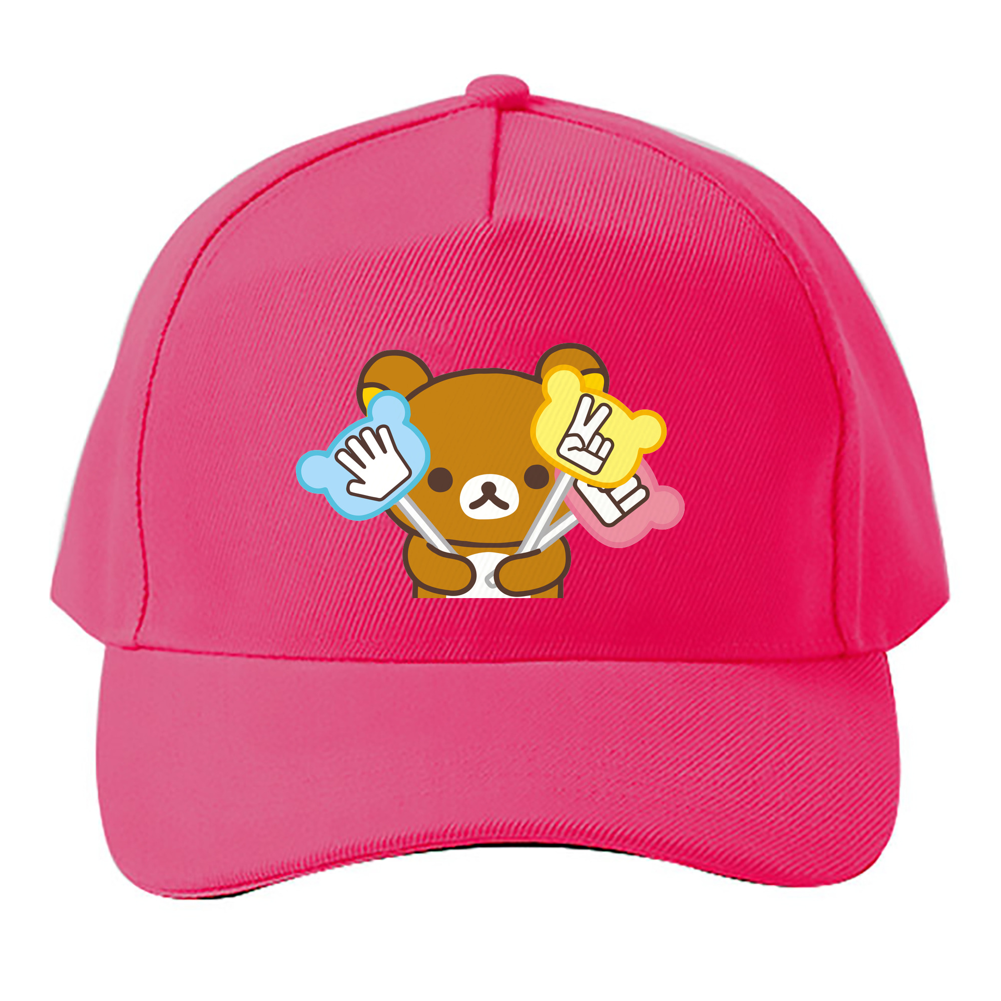 （画像用） リラックマ リラックマ キイロイトリ Rilakkuma Korilakkuma Kiiroitori ベースボールキャップ 綿100％ 男女兼用 帽子 スポーツ