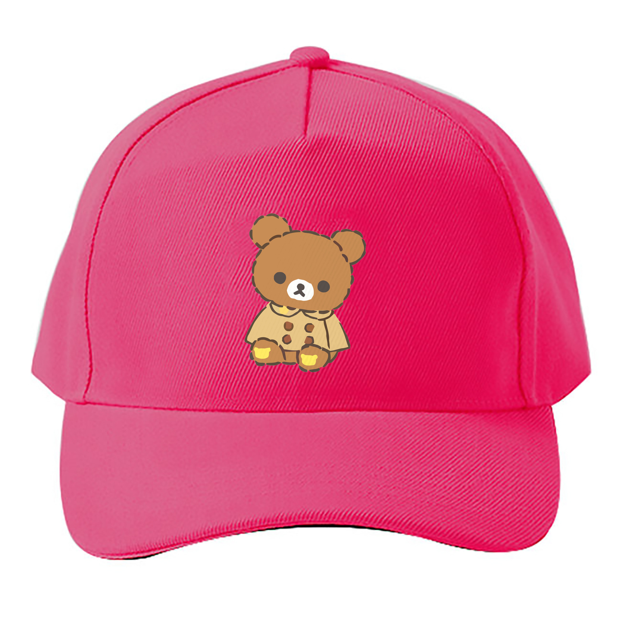 （画像用） リラックマ リラックマ キイロイトリ Rilakkuma Korilakkuma Kiiroitori ベースボールキャップ 綿100％ 男女兼用 帽子 スポーツ