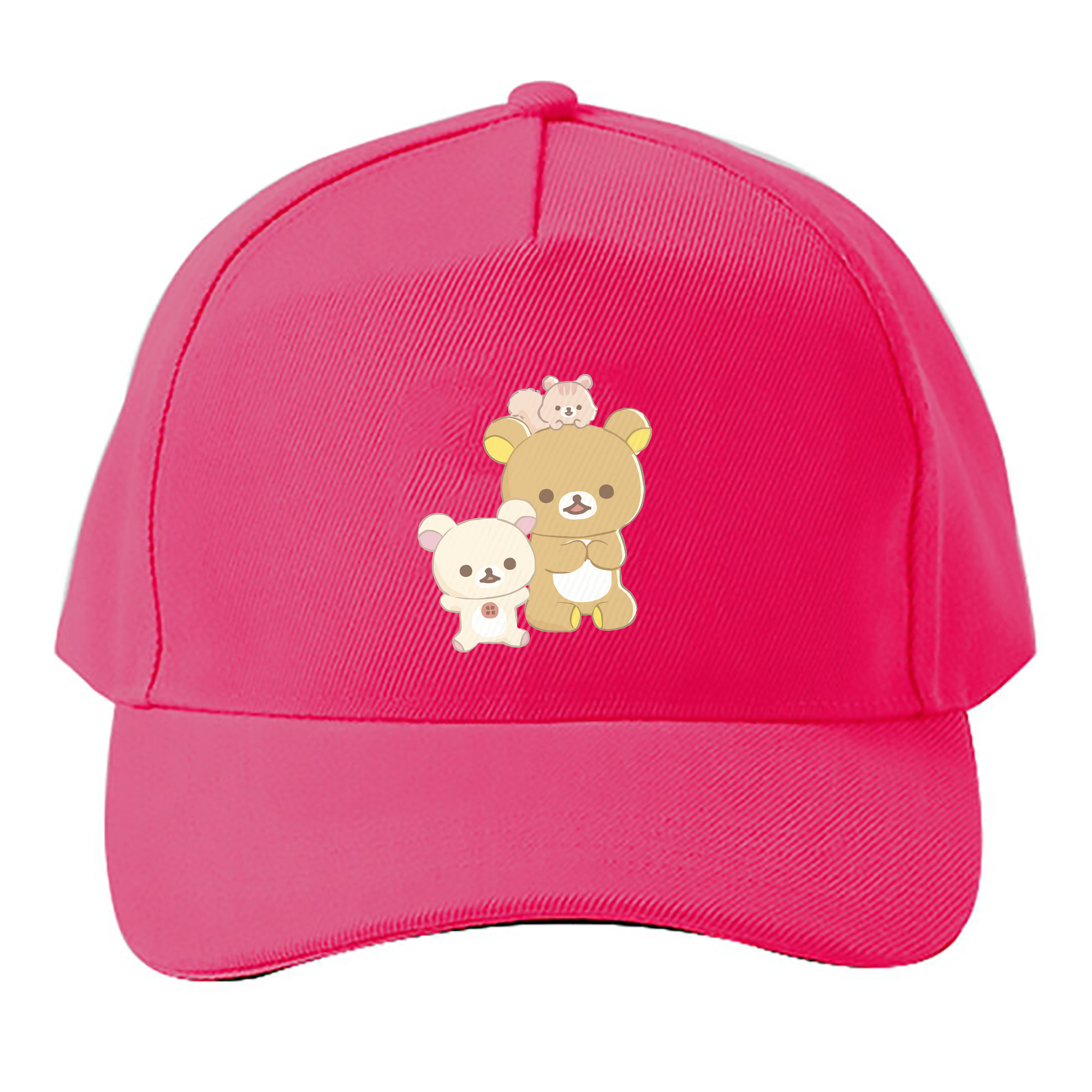（画像用） リラックマ リラックマ キイロイトリ Rilakkuma Korilakkuma Kiiroitori ベースボールキャップ 綿100％ 男女兼用 帽子 スポーツ
