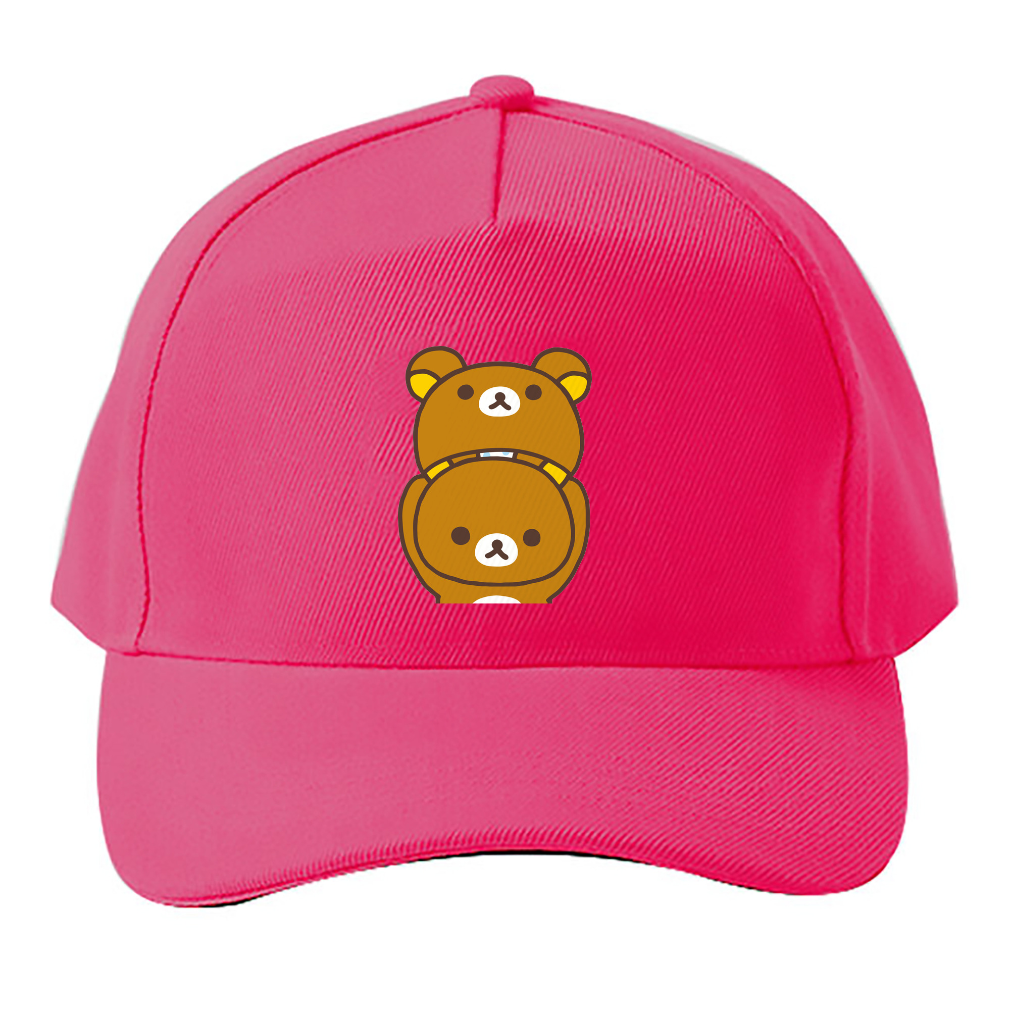 （画像用） リラックマ リラックマ キイロイトリ Rilakkuma Korilakkuma Kiiroitori ベースボールキャップ 綿100％ 男女兼用 帽子 スポーツ