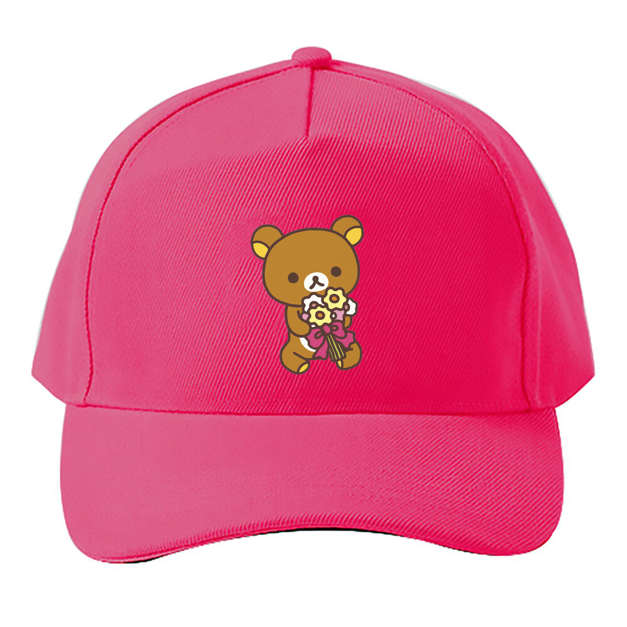 （画像用） リラックマ リラックマ キイロイトリ Rilakkuma Korilakkuma Kiiroitori ベースボールキャップ 綿100％ 男女兼用 帽子 スポーツ