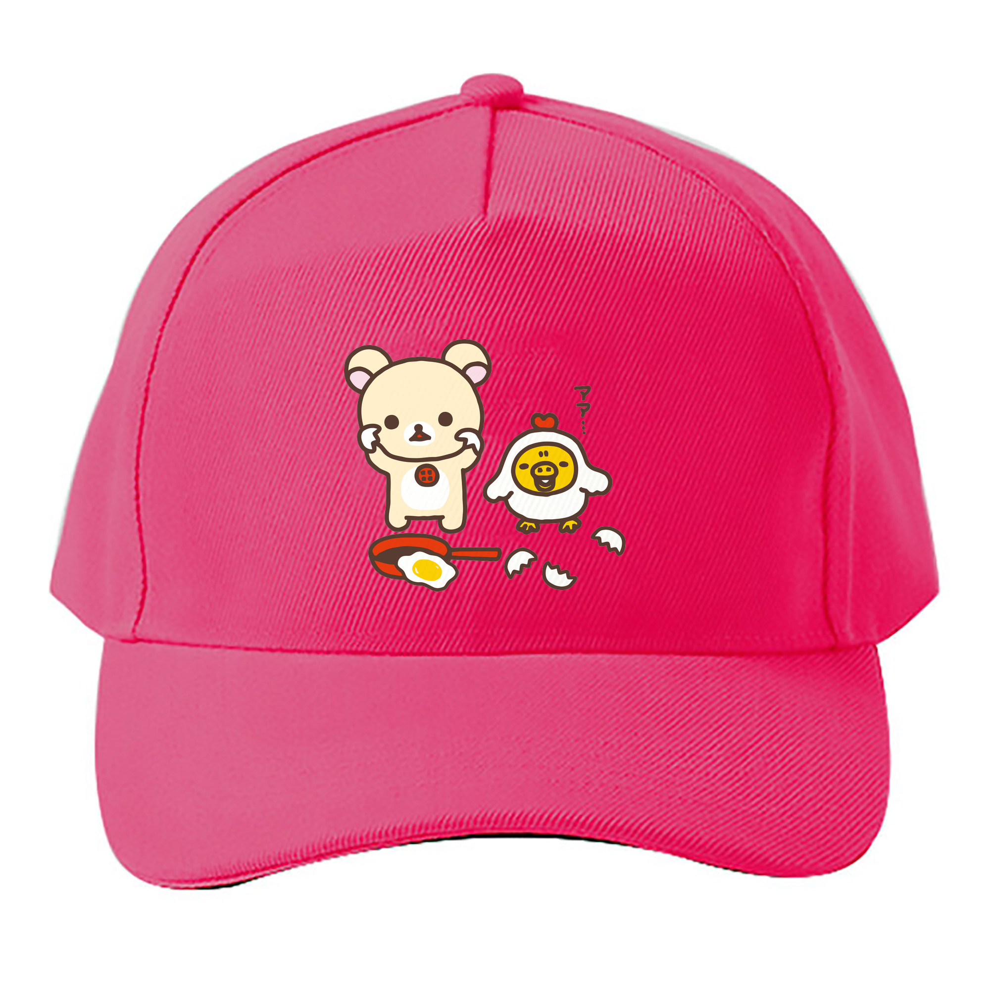 （画像用） リラックマ リラックマ キイロイトリ Rilakkuma Korilakkuma Kiiroitori ベースボールキャップ 綿100％ 男女兼用 帽子 スポーツ