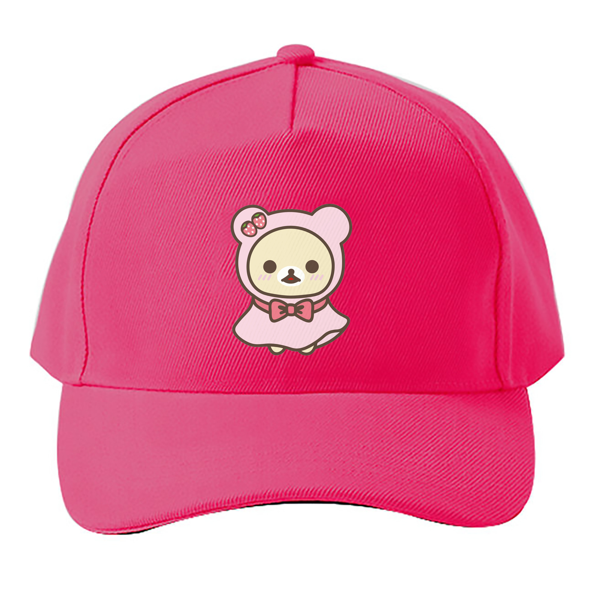 （画像用） リラックマ リラックマ キイロイトリ Rilakkuma Korilakkuma Kiiroitori ベースボールキャップ 綿100％ 男女兼用 帽子 スポーツ