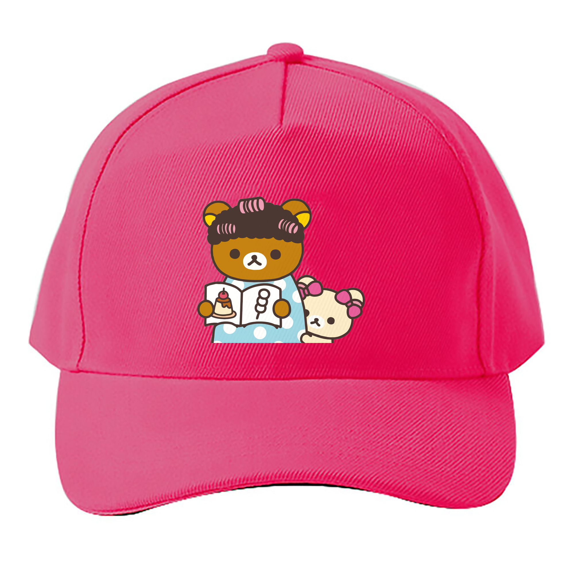 （画像用） リラックマ リラックマ キイロイトリ Rilakkuma Korilakkuma Kiiroitori ベースボールキャップ 綿100％ 男女兼用 帽子 スポーツ