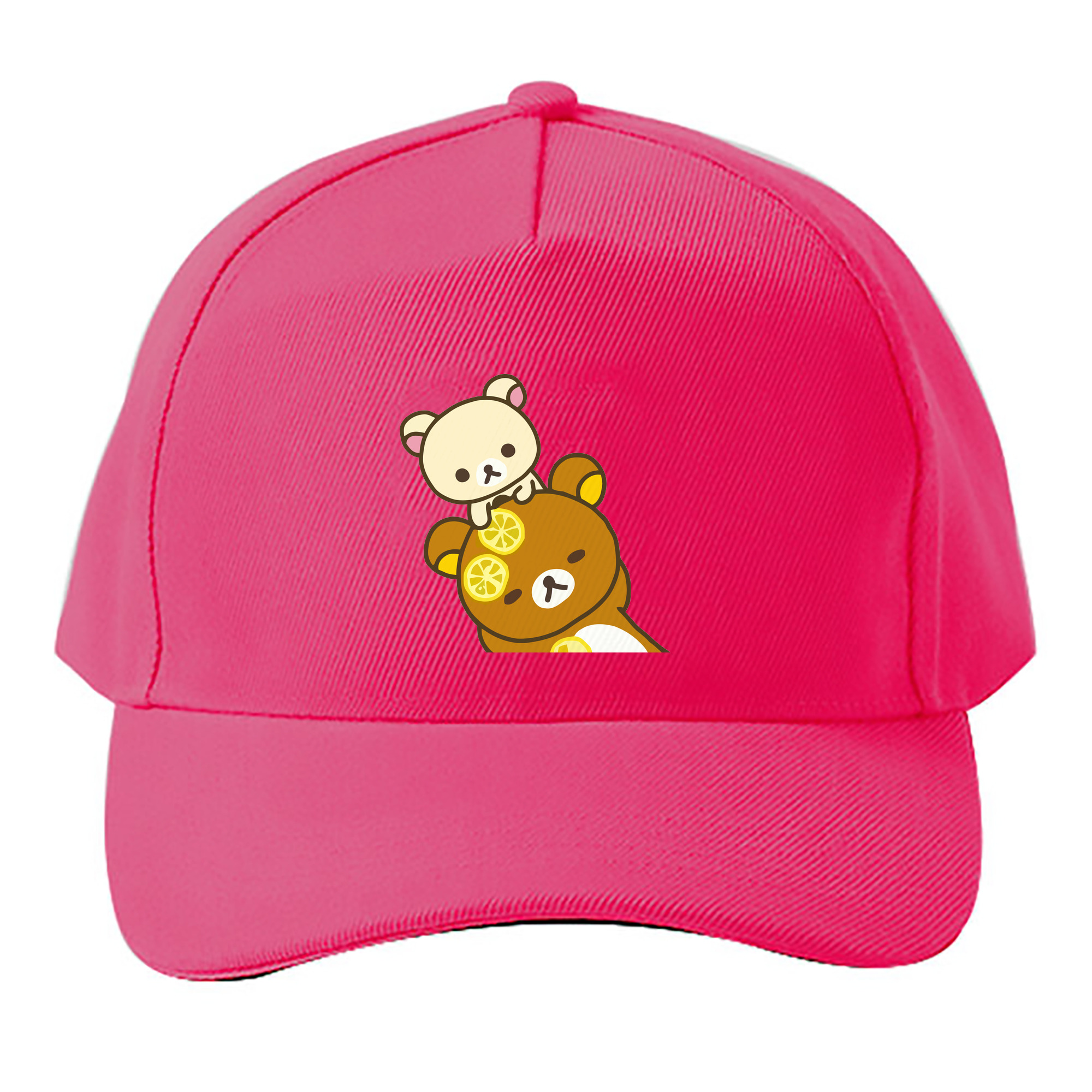 （画像用） リラックマ リラックマ キイロイトリ Rilakkuma Korilakkuma Kiiroitori ベースボールキャップ 綿100％ 男女兼用 帽子 スポーツ