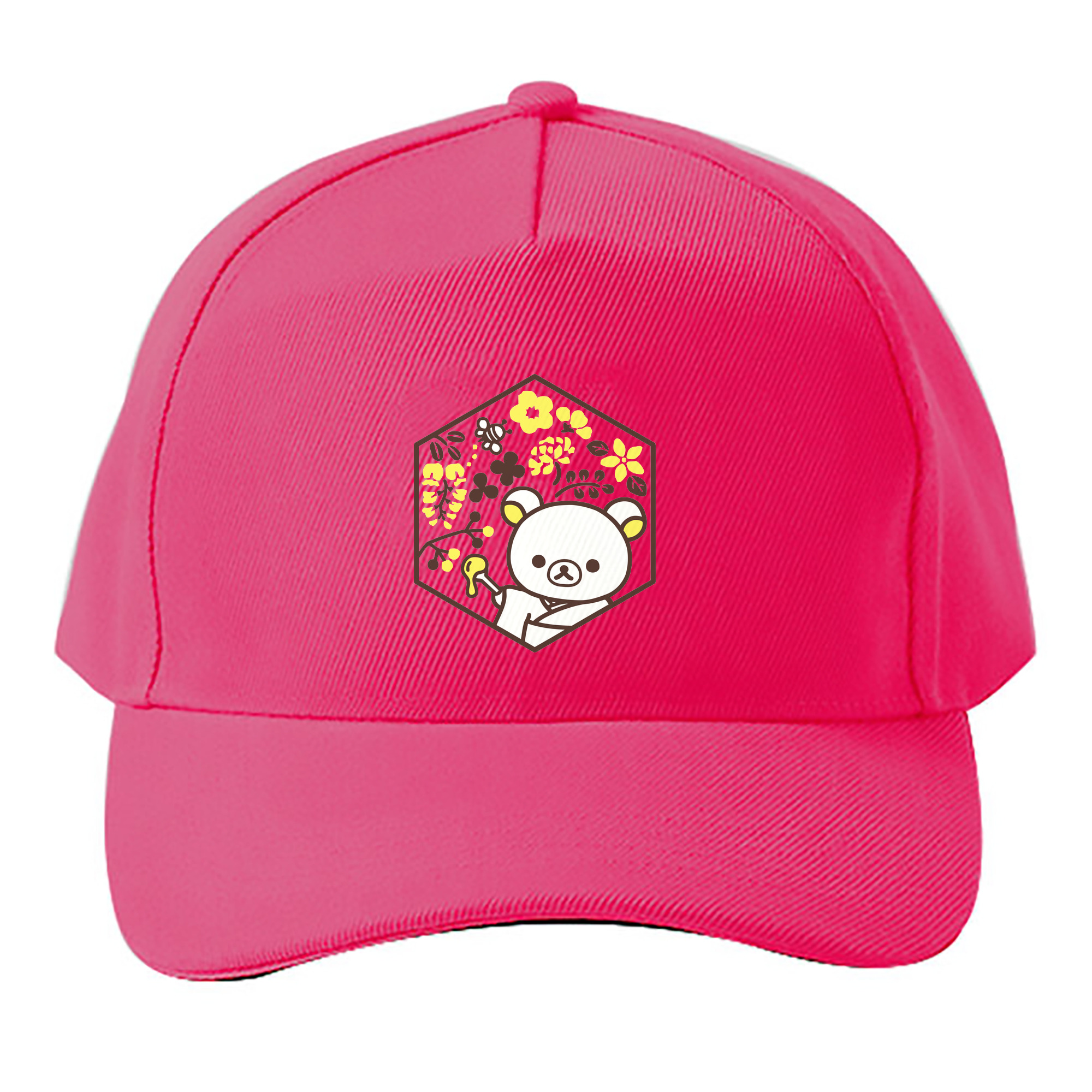 （画像用） リラックマ リラックマ キイロイトリ Rilakkuma Korilakkuma Kiiroitori ベースボールキャップ 綿100％ 男女兼用 帽子 スポーツ