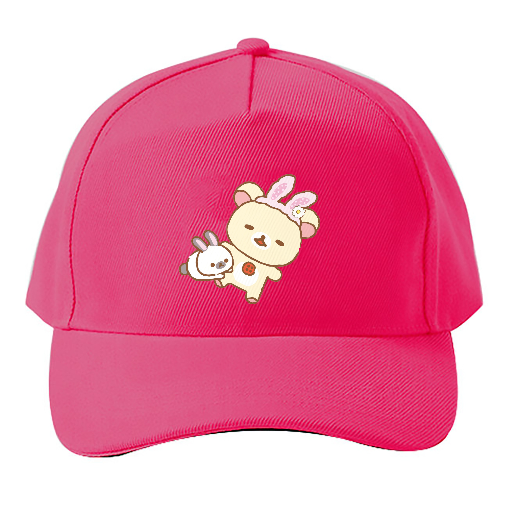 （画像用） リラックマ リラックマ キイロイトリ Rilakkuma Korilakkuma Kiiroitori ベースボールキャップ 綿100％ 男女兼用 帽子 スポーツ