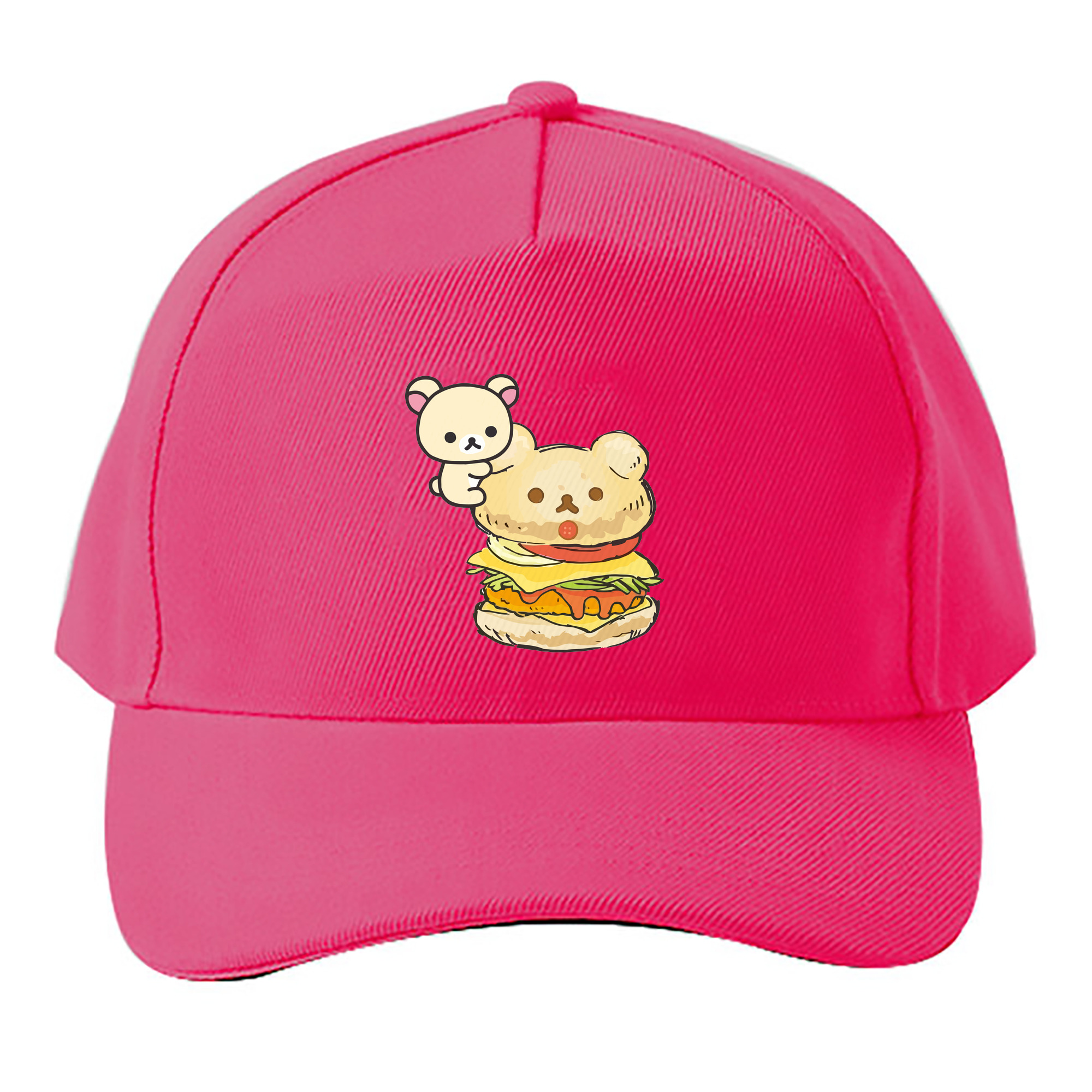 （画像用） リラックマ リラックマ キイロイトリ Rilakkuma Korilakkuma Kiiroitori ベースボールキャップ 綿100％ 男女兼用 帽子 スポーツ