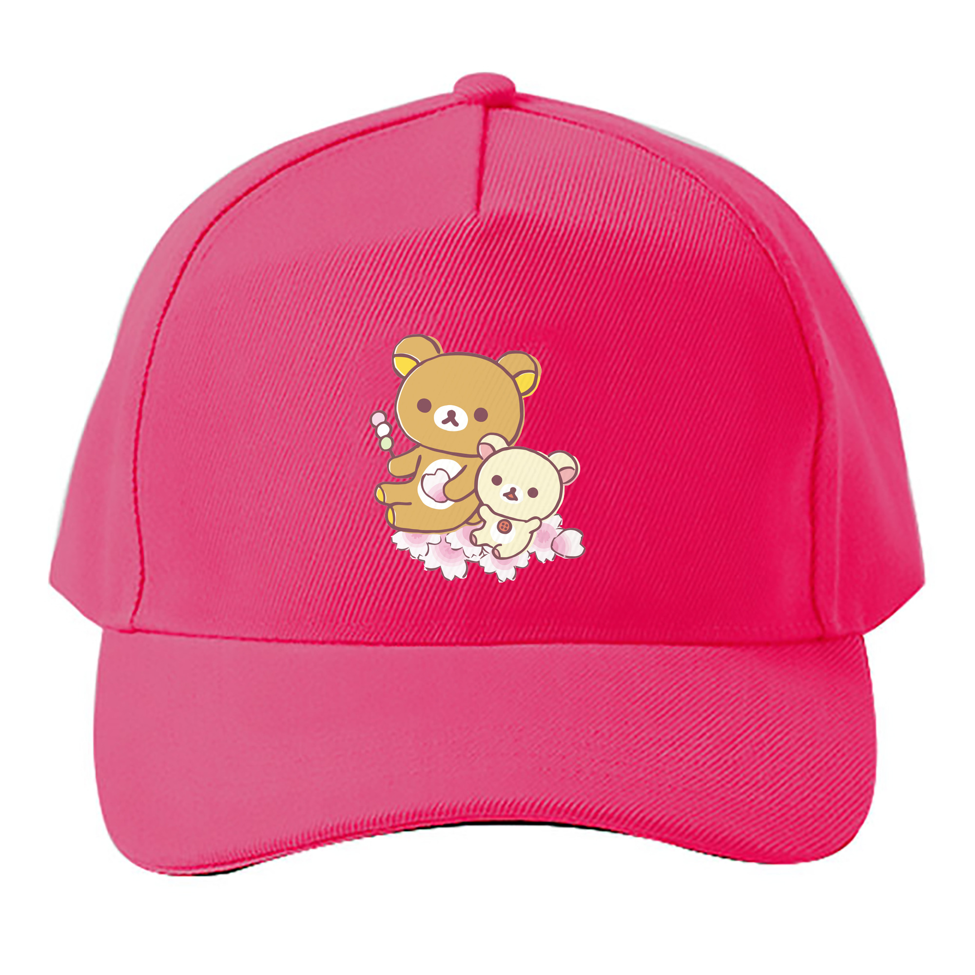 （画像用） リラックマ リラックマ キイロイトリ Rilakkuma Korilakkuma Kiiroitori ベースボールキャップ 綿100％ 男女兼用 帽子 スポーツ