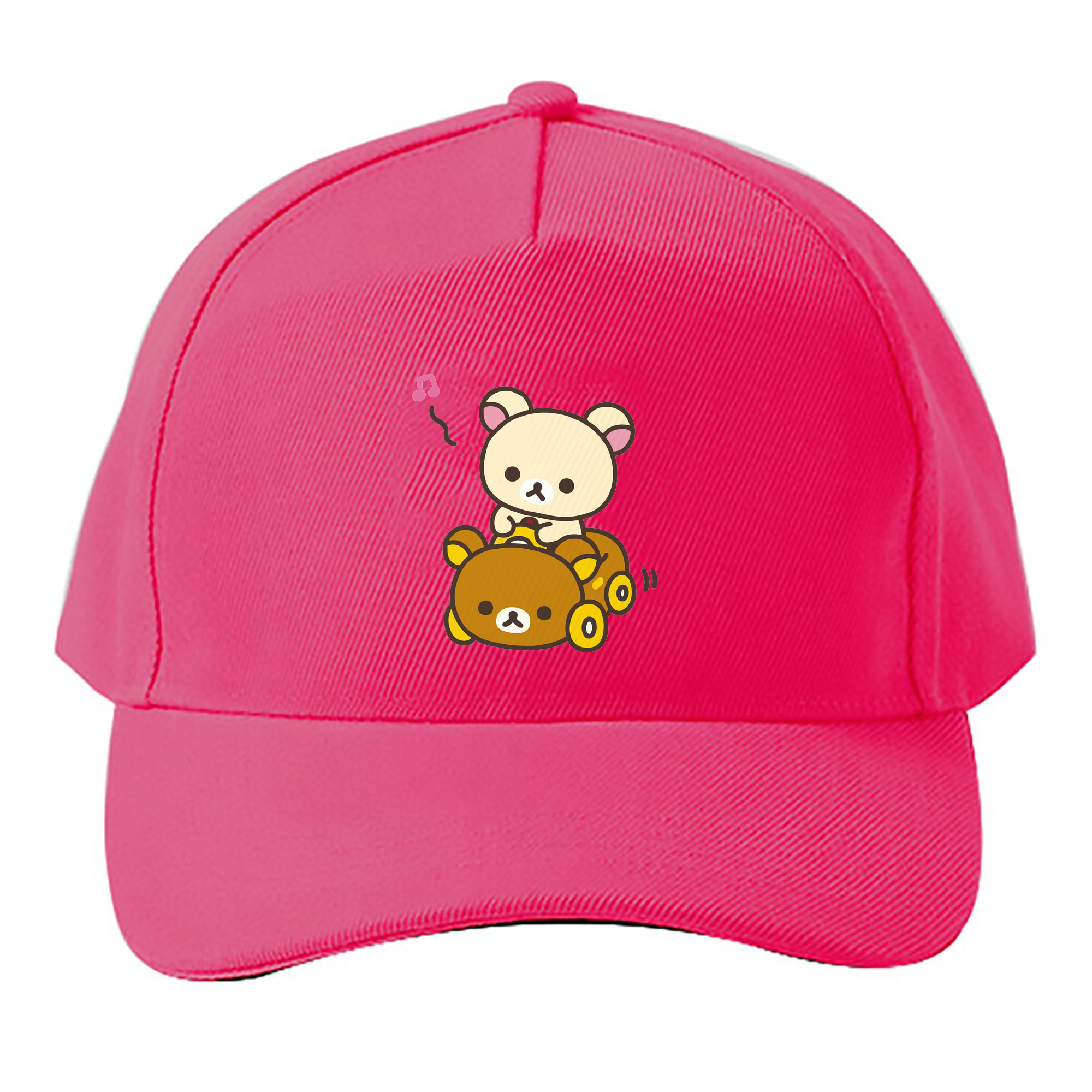 （画像用） リラックマ リラックマ キイロイトリ Rilakkuma Korilakkuma Kiiroitori ベースボールキャップ 綿100％ 男女兼用 帽子 スポーツ