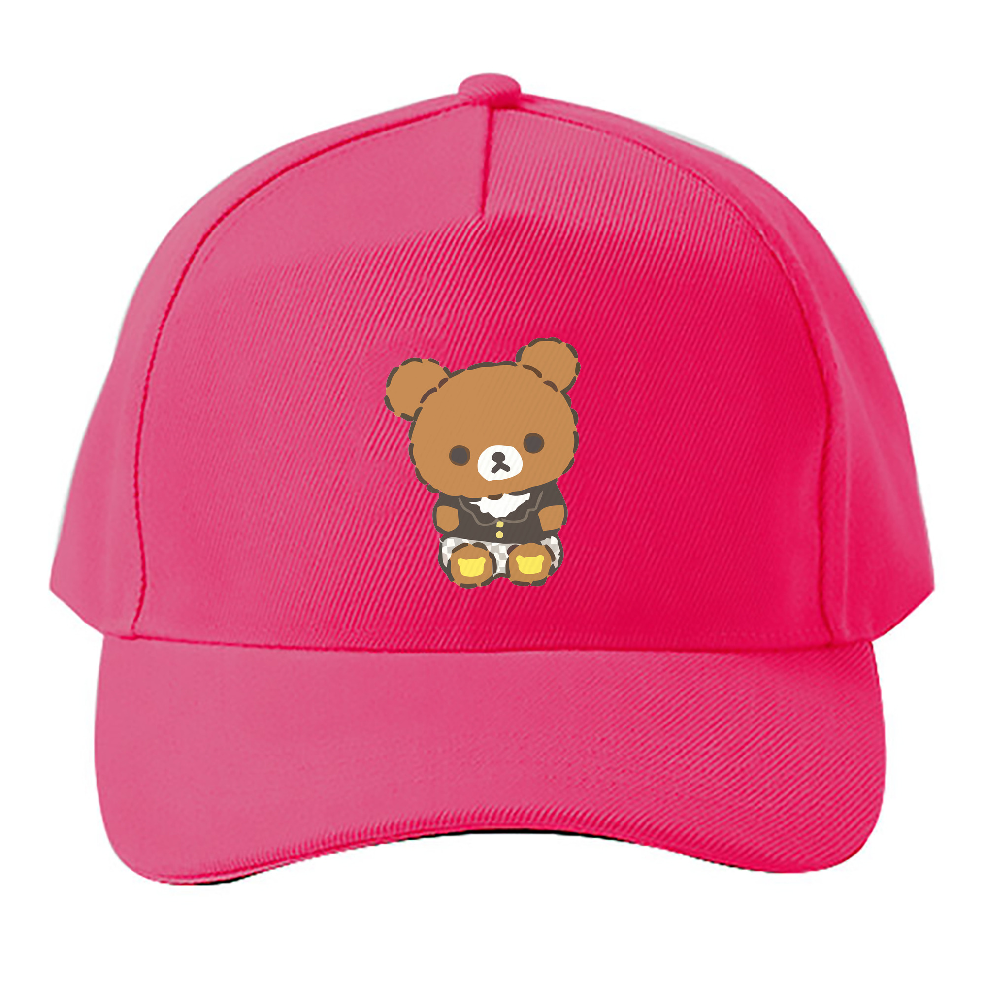 （画像用） リラックマ リラックマ キイロイトリ Rilakkuma Korilakkuma Kiiroitori ベースボールキャップ 綿100％ 男女兼用 帽子 スポーツ