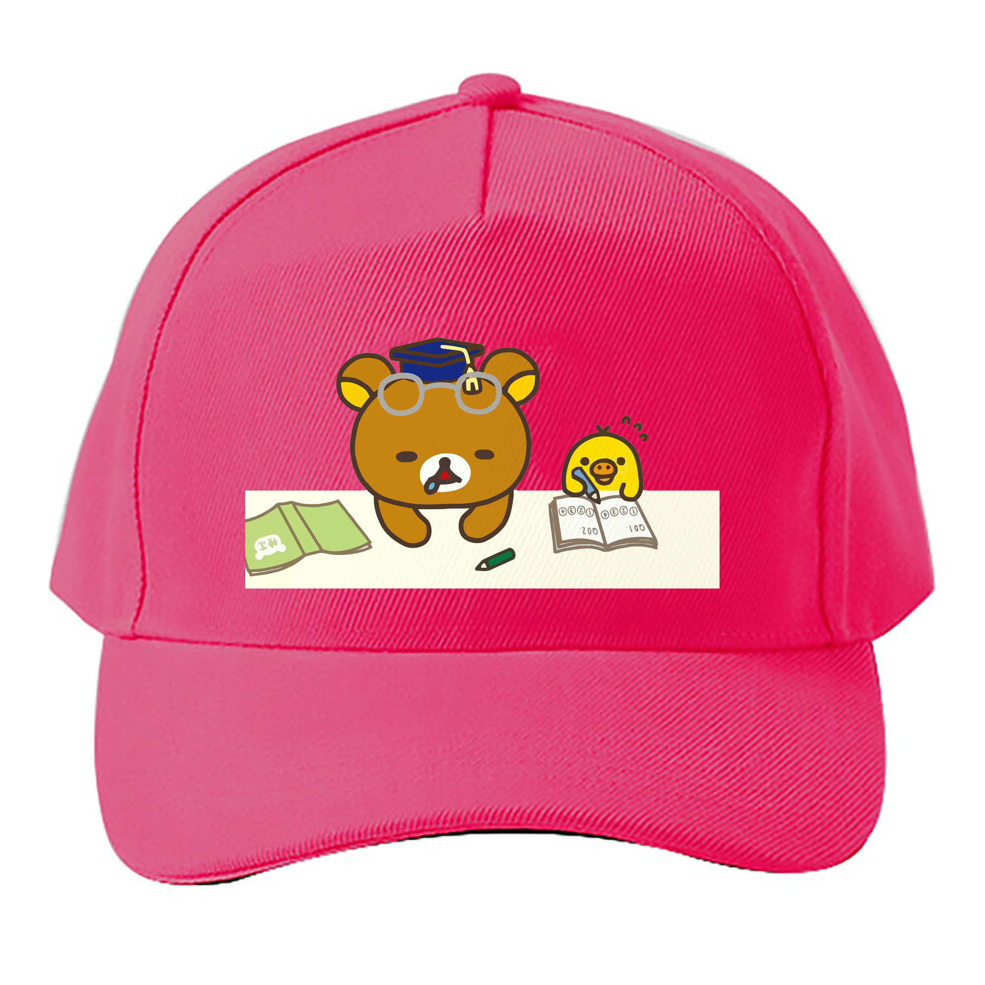 （画像用） リラックマ リラックマ キイロイトリ Rilakkuma Korilakkuma Kiiroitori ベースボールキャップ 綿100％ 男女兼用 帽子 スポーツ