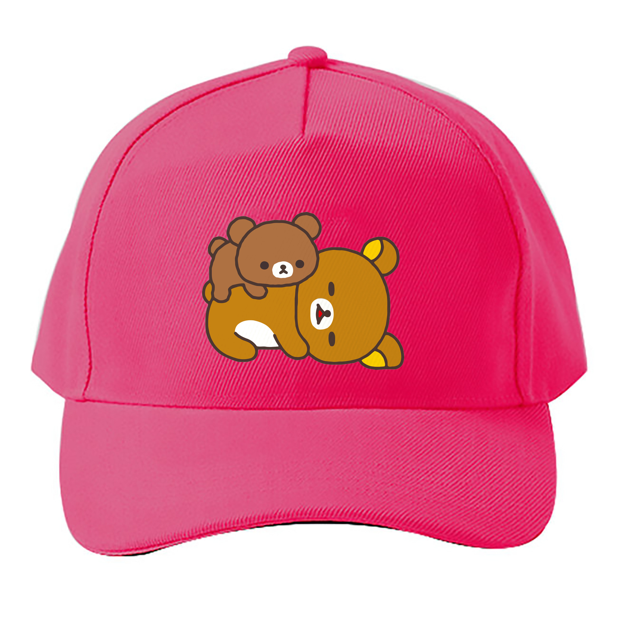 （画像用） リラックマ リラックマ キイロイトリ Rilakkuma Korilakkuma Kiiroitori ベースボールキャップ 綿100％ 男女兼用 帽子 スポーツ
