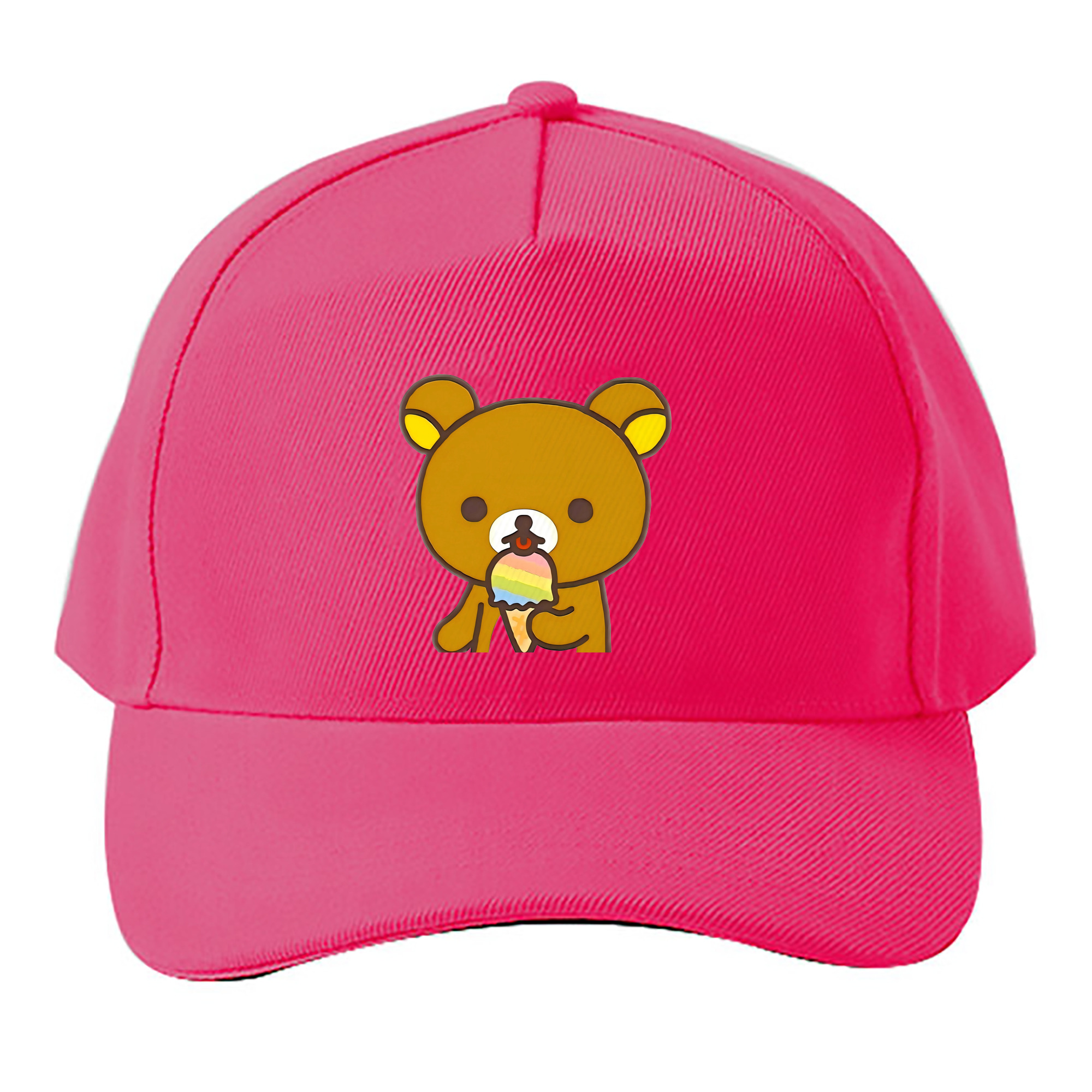 （画像用） リラックマ リラックマ キイロイトリ Rilakkuma Korilakkuma Kiiroitori ベースボールキャップ 綿100％ 男女兼用 帽子 スポーツ