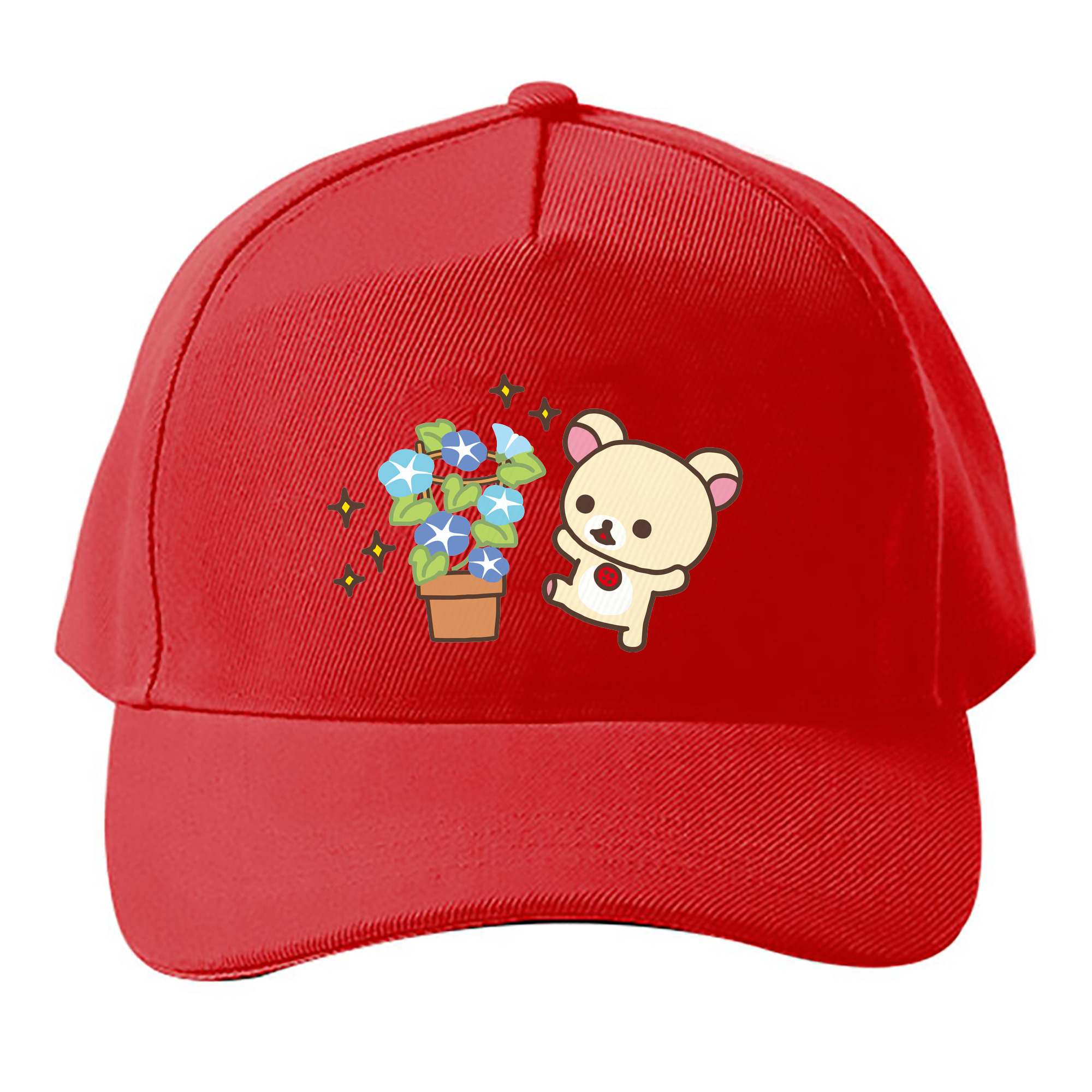 （画像用） リラックマ リラックマ キイロイトリ Rilakkuma Korilakkuma Kiiroitori ベースボールキャップ 綿100％ 男女兼用 帽子 スポーツ