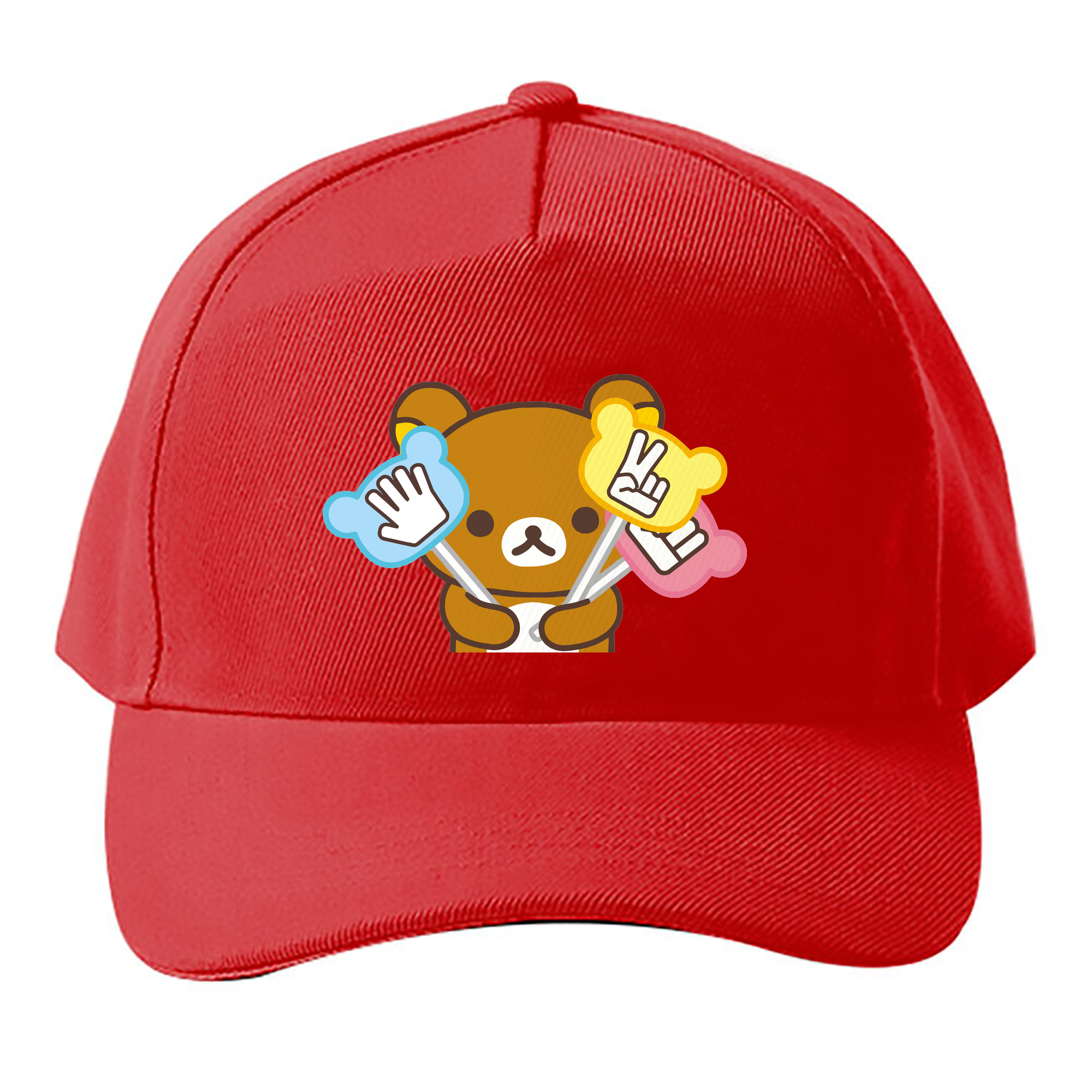 （画像用） リラックマ リラックマ キイロイトリ Rilakkuma Korilakkuma Kiiroitori ベースボールキャップ 綿100％ 男女兼用 帽子 スポーツ