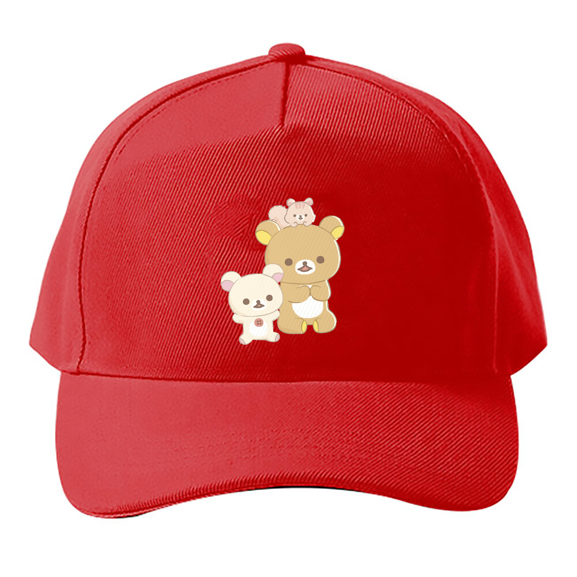 （画像用） リラックマ リラックマ キイロイトリ Rilakkuma Korilakkuma Kiiroitori ベースボールキャップ 綿100％ 男女兼用 帽子 スポーツ