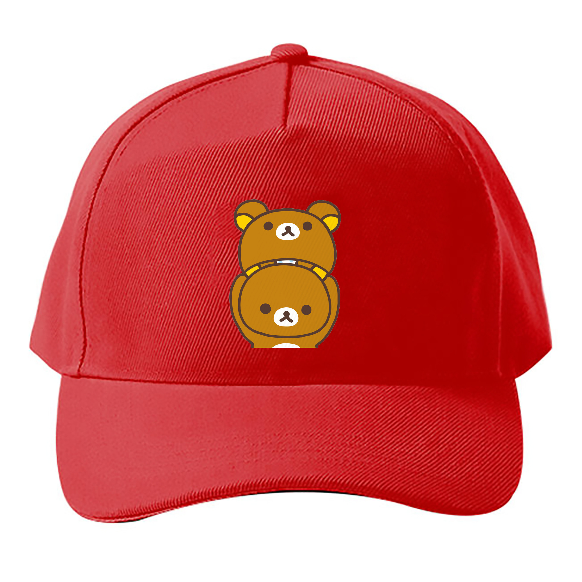 （画像用） リラックマ リラックマ キイロイトリ Rilakkuma Korilakkuma Kiiroitori ベースボールキャップ 綿100％ 男女兼用 帽子 スポーツ