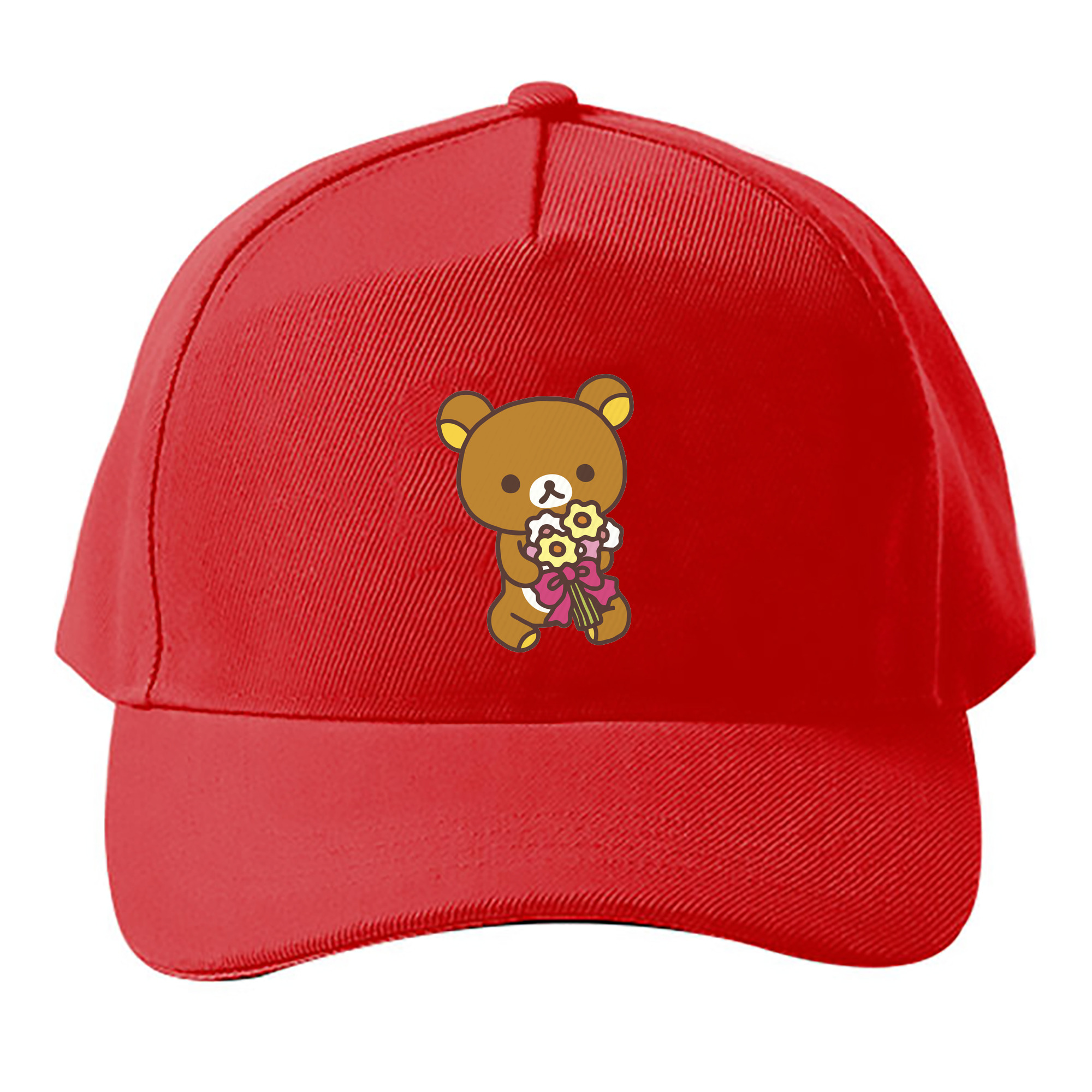 （画像用） リラックマ リラックマ キイロイトリ Rilakkuma Korilakkuma Kiiroitori ベースボールキャップ 綿100％ 男女兼用 帽子 スポーツ
