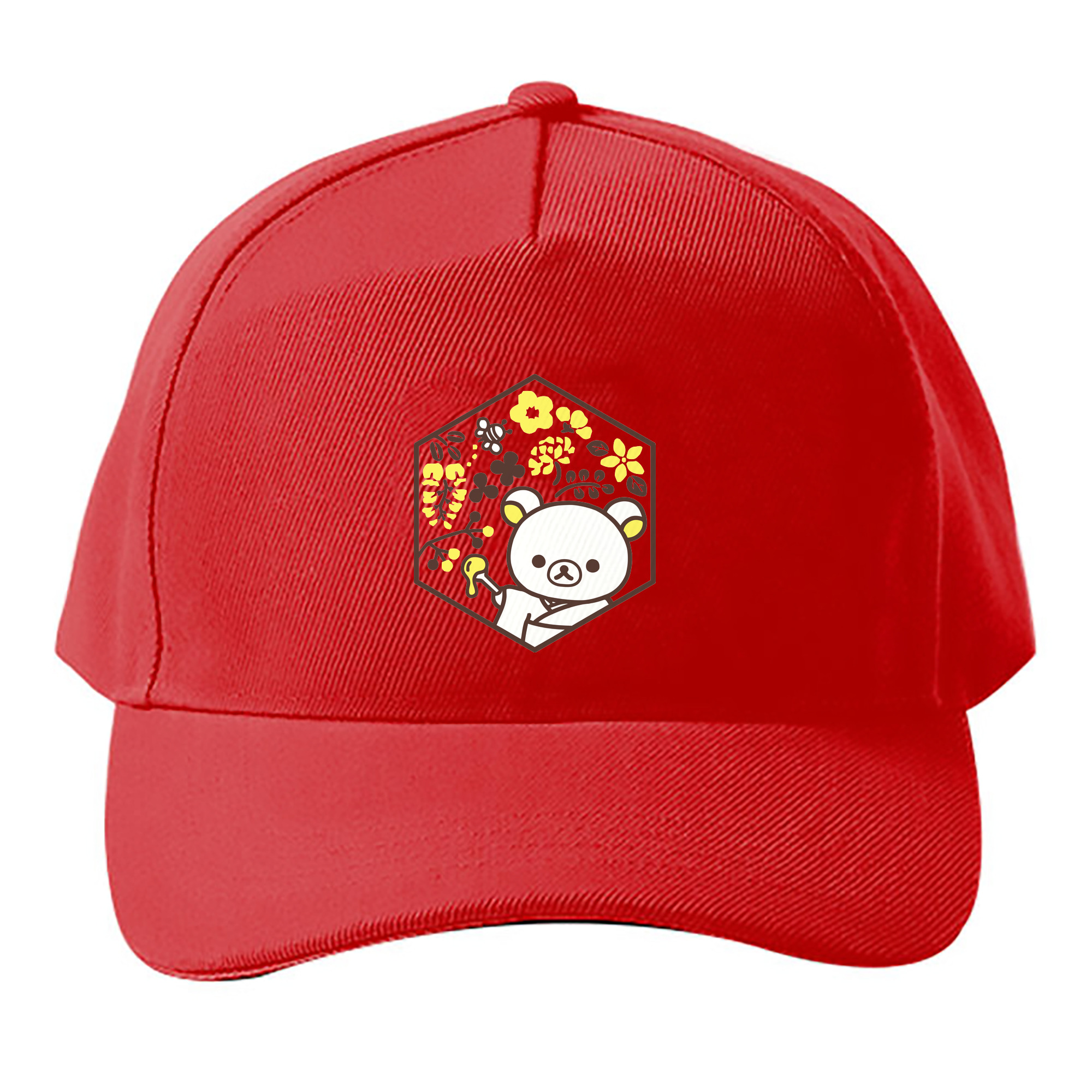（画像用） リラックマ リラックマ キイロイトリ Rilakkuma Korilakkuma Kiiroitori ベースボールキャップ 綿100％ 男女兼用 帽子 スポーツ