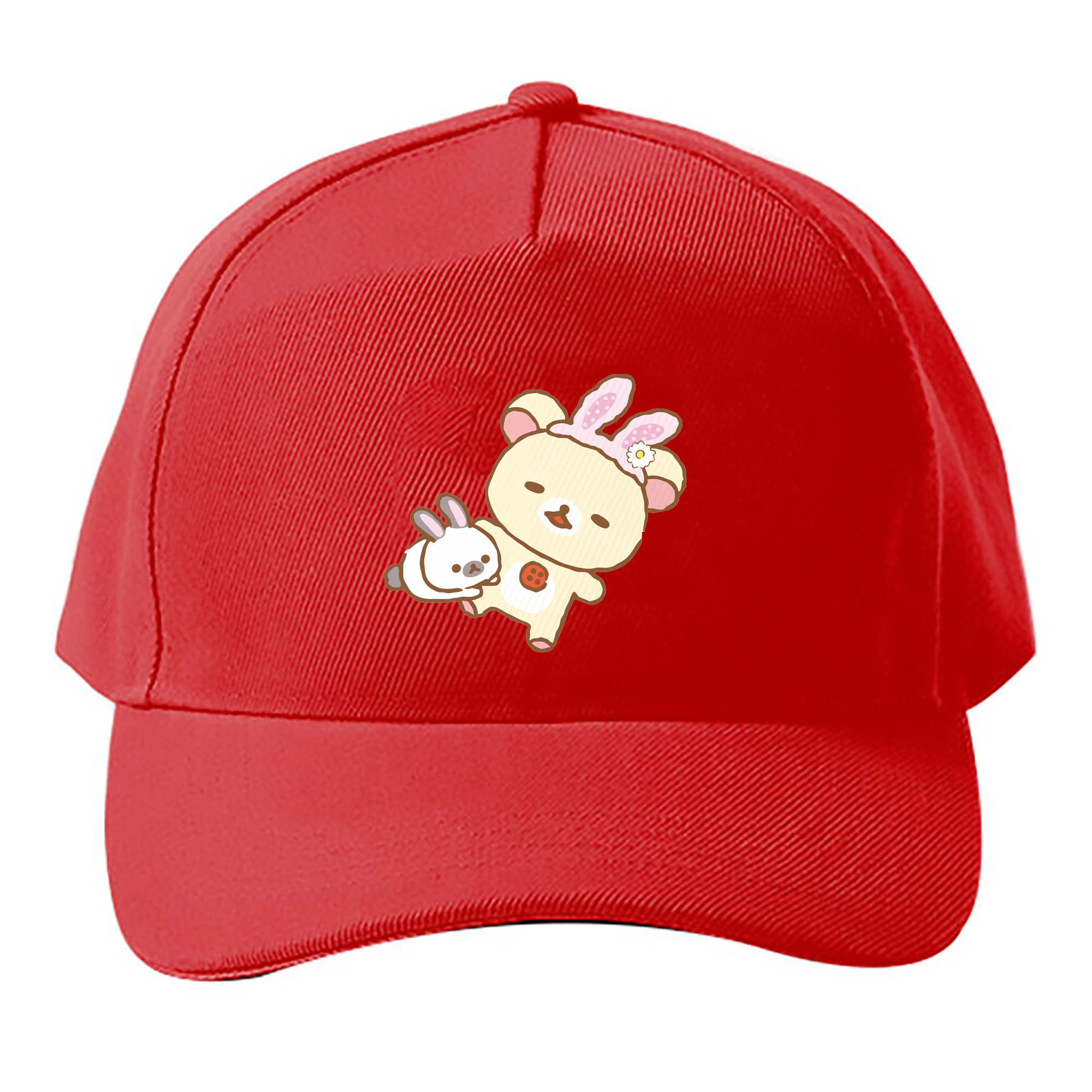 （画像用） リラックマ リラックマ キイロイトリ Rilakkuma Korilakkuma Kiiroitori ベースボールキャップ 綿100％ 男女兼用 帽子 スポーツ