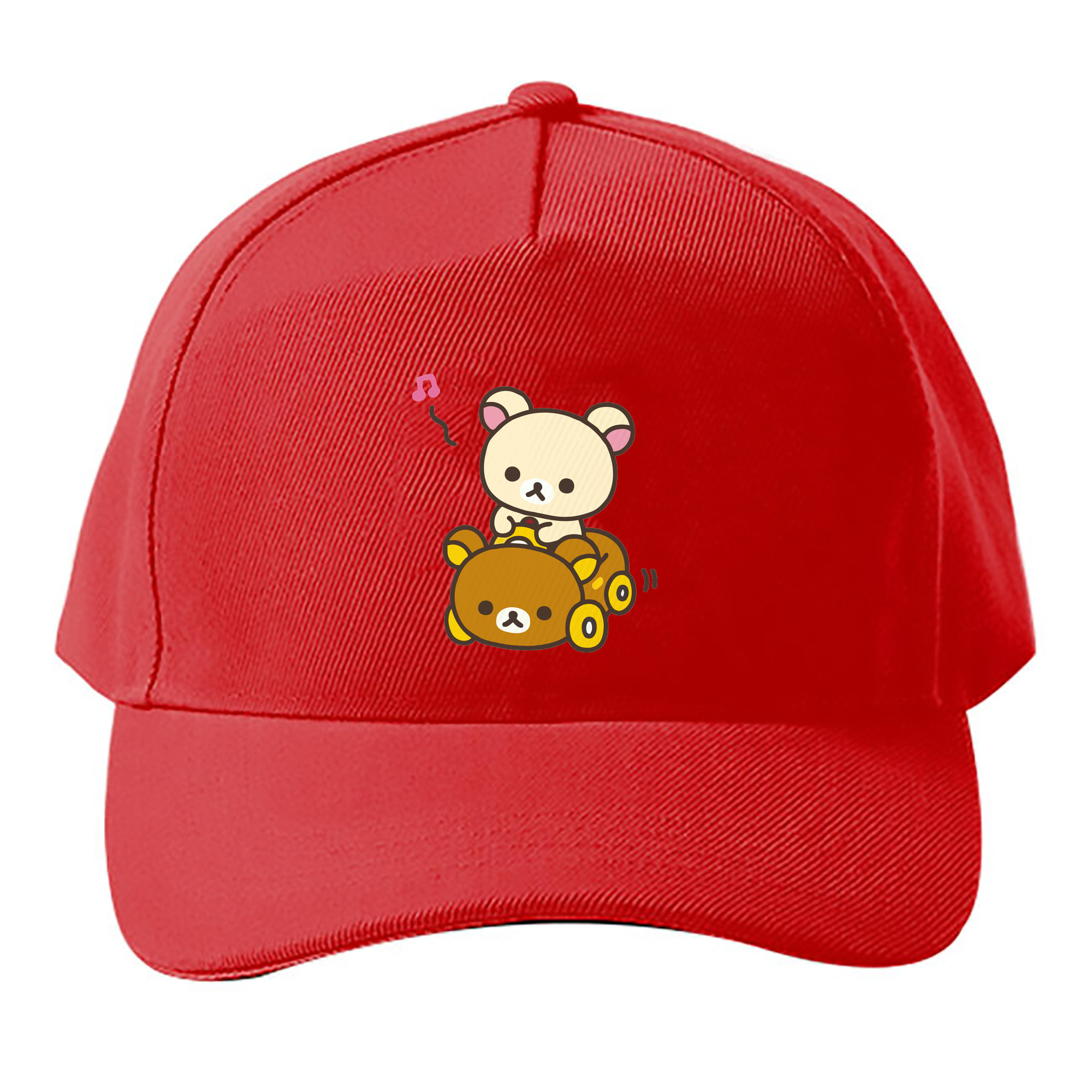 （画像用） リラックマ リラックマ キイロイトリ Rilakkuma Korilakkuma Kiiroitori ベースボールキャップ 綿100％ 男女兼用 帽子 スポーツ
