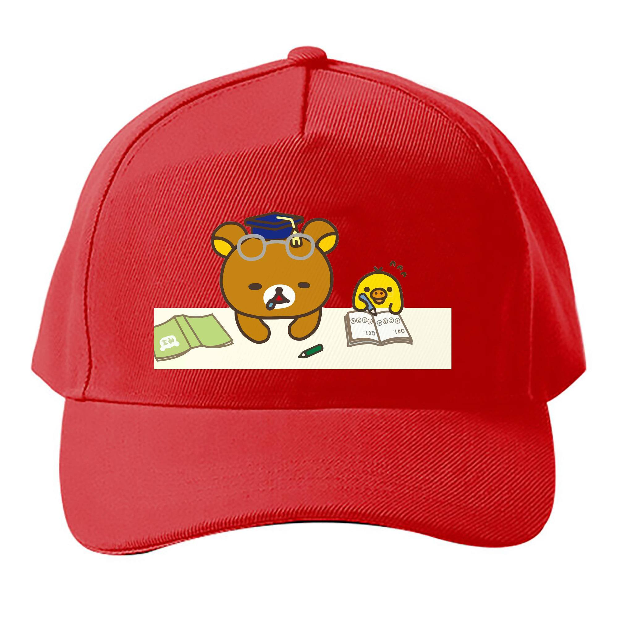 （画像用） リラックマ リラックマ キイロイトリ Rilakkuma Korilakkuma Kiiroitori ベースボールキャップ 綿100％ 男女兼用 帽子 スポーツ