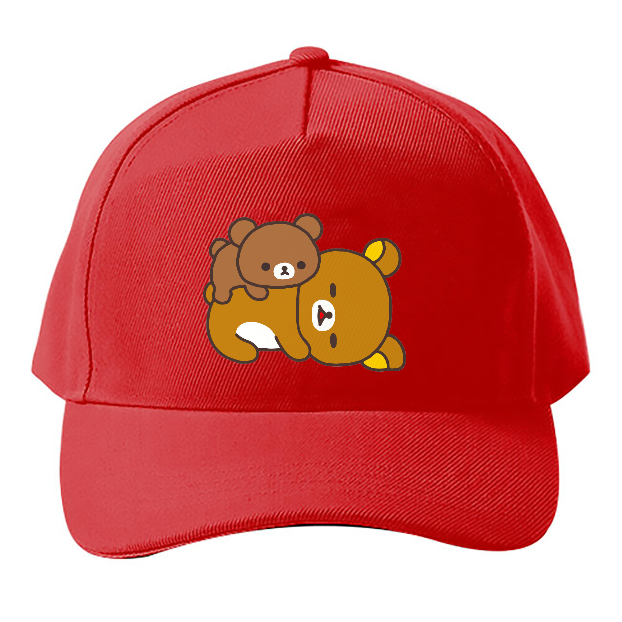 （画像用） リラックマ リラックマ キイロイトリ Rilakkuma Korilakkuma Kiiroitori ベースボールキャップ 綿100％ 男女兼用 帽子 スポーツ