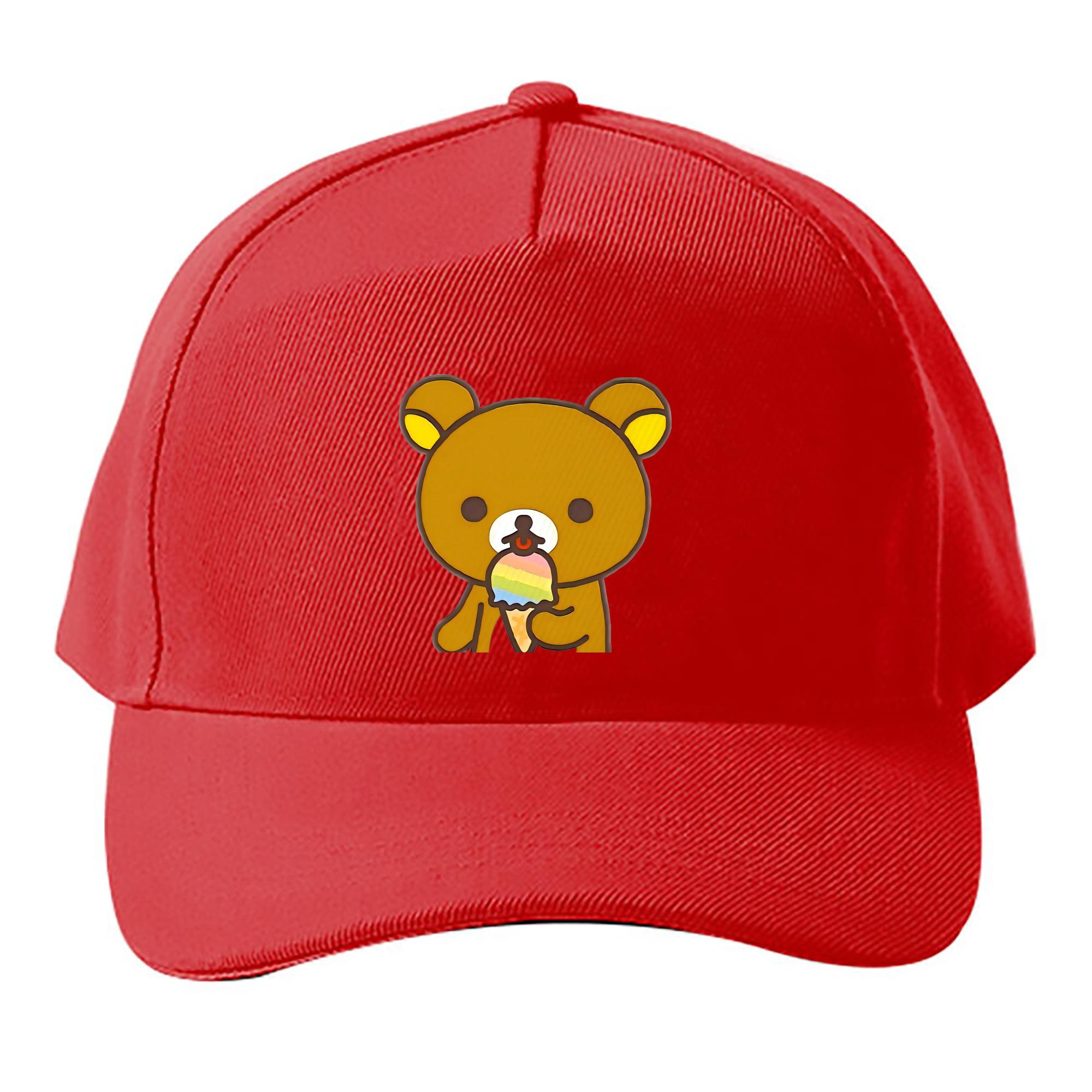 （画像用） リラックマ リラックマ キイロイトリ Rilakkuma Korilakkuma Kiiroitori ベースボールキャップ 綿100％ 男女兼用 帽子 スポーツ